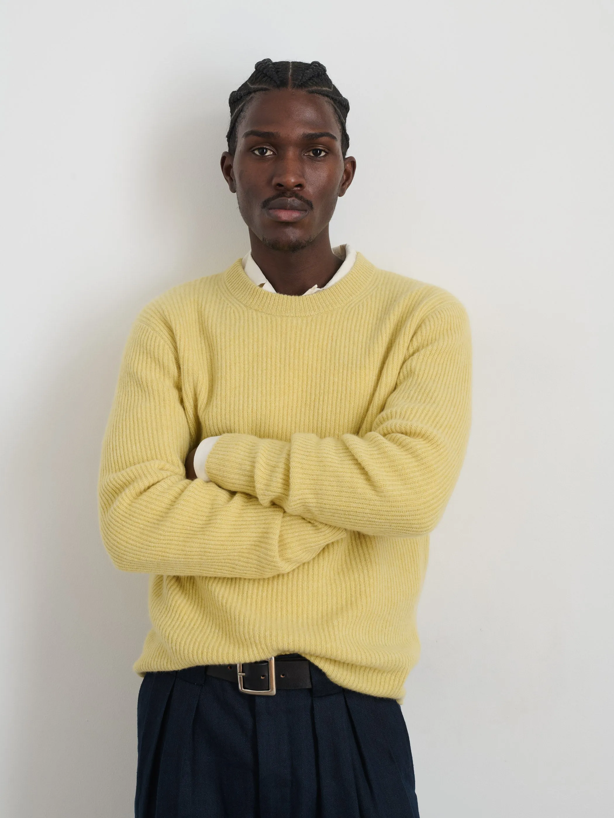 Jordan Sweater In Lightweight Cashmere sold by Alex Mill product image thumbnail 3