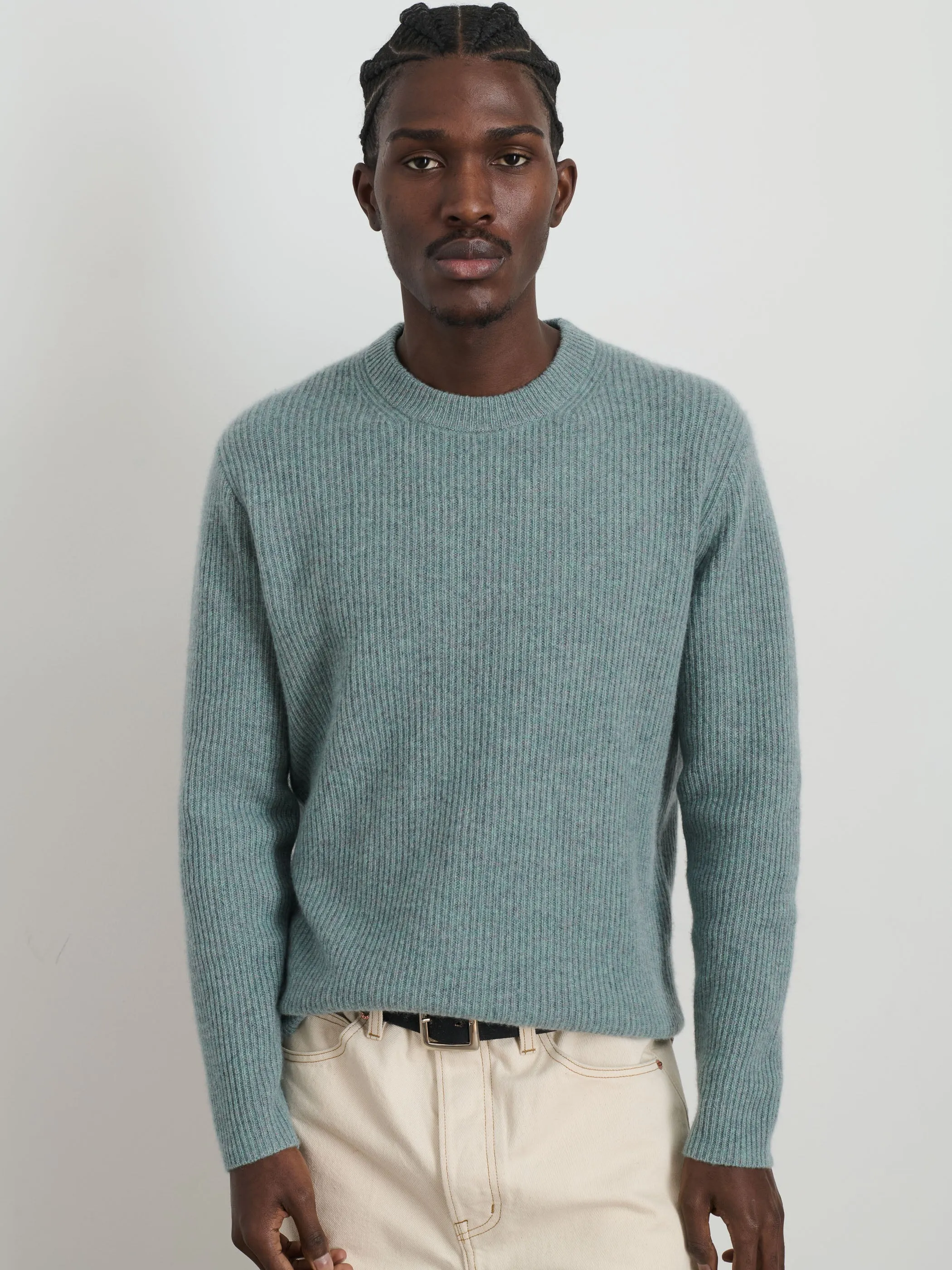 Jordan Sweater in Lightweight Cashmere sold by Alex Mill product image thumbnail 3