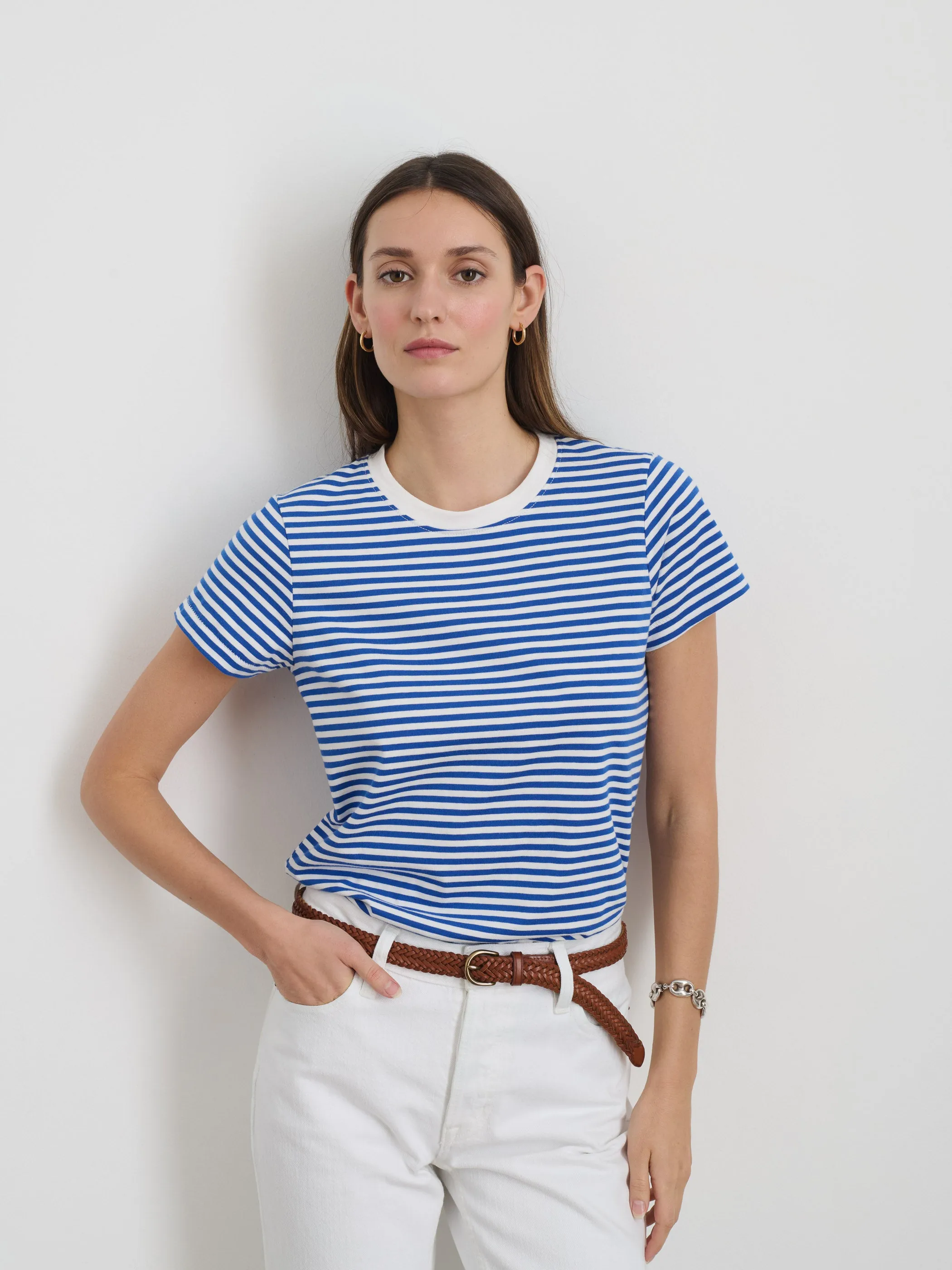 Prospect Tee in Stripe sold by Alex Mill product image thumbnail 3