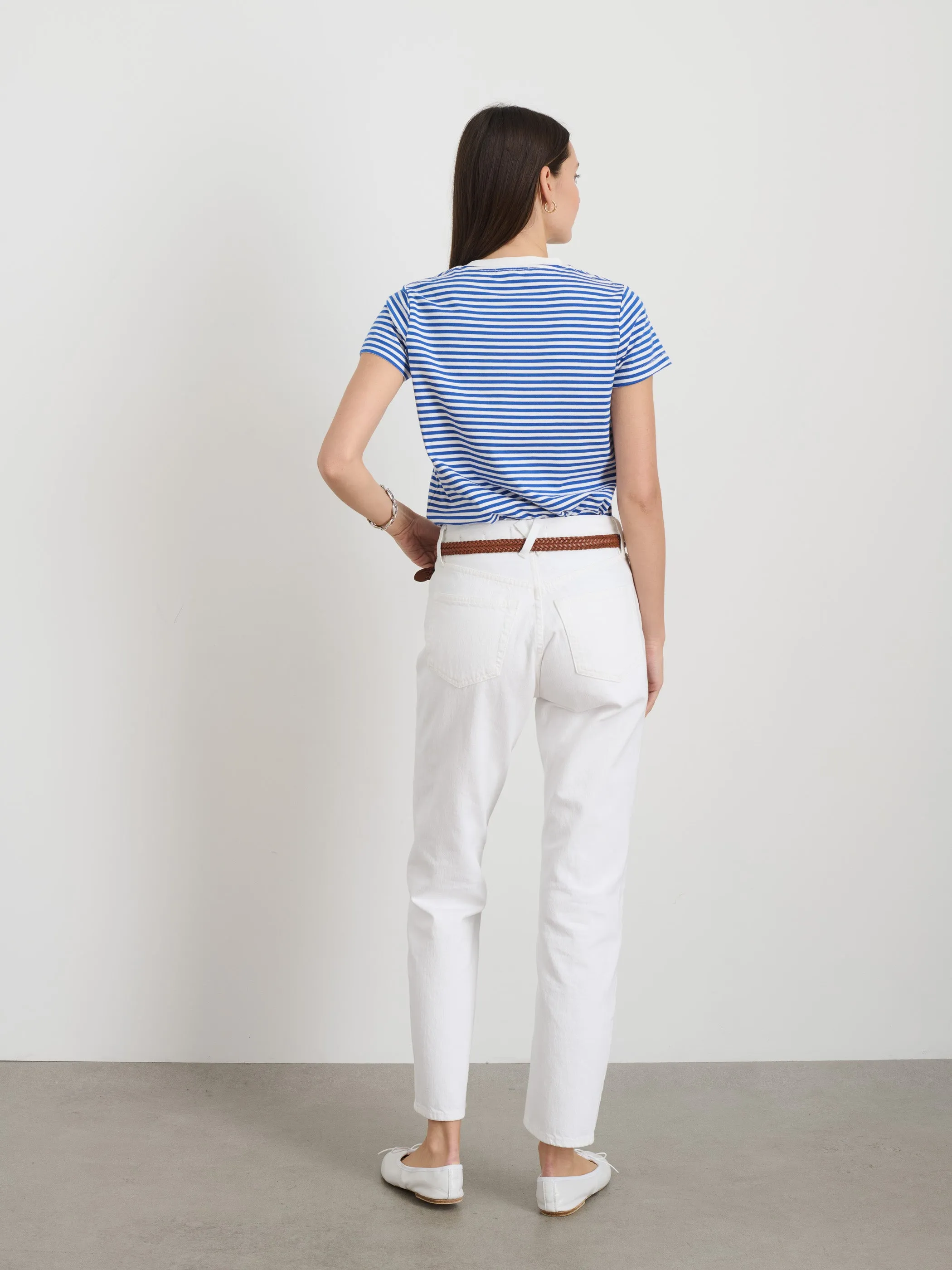 Prospect Tee in Stripe sold by Alex Mill product image thumbnail 5