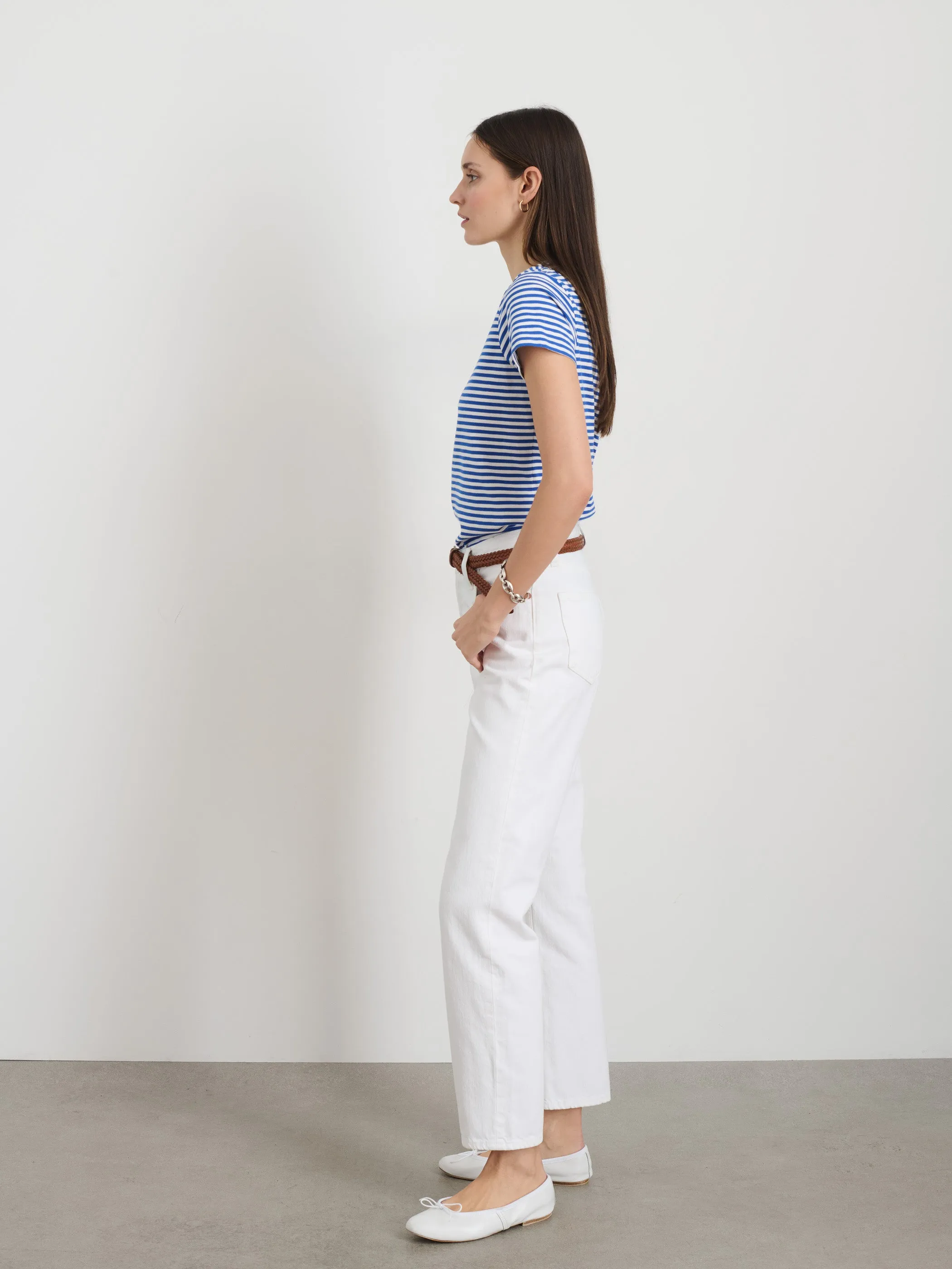 Prospect Tee in Stripe sold by Alex Mill product image thumbnail 4