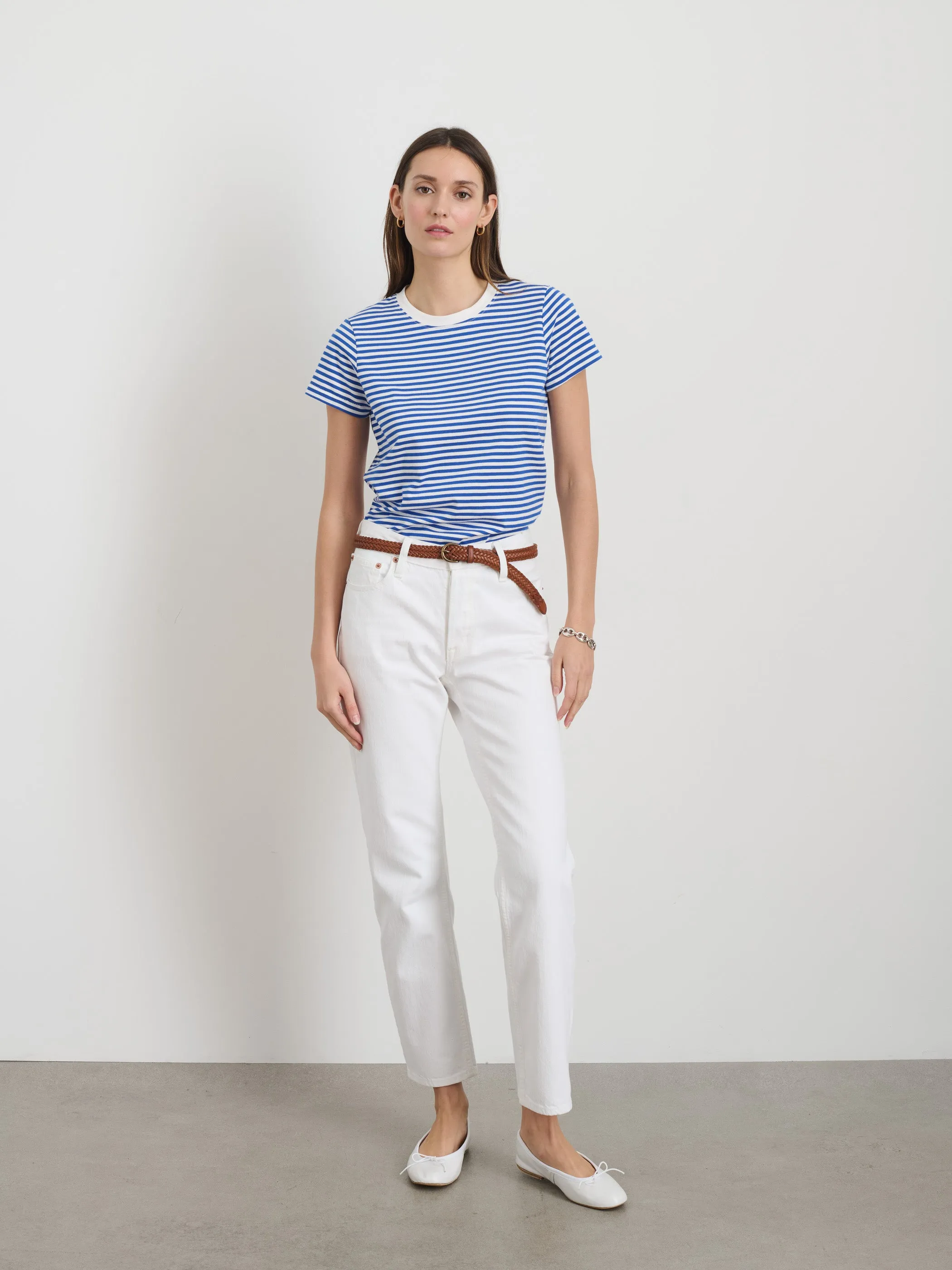 Prospect Tee in Stripe sold by Alex Mill product image thumbnail 2