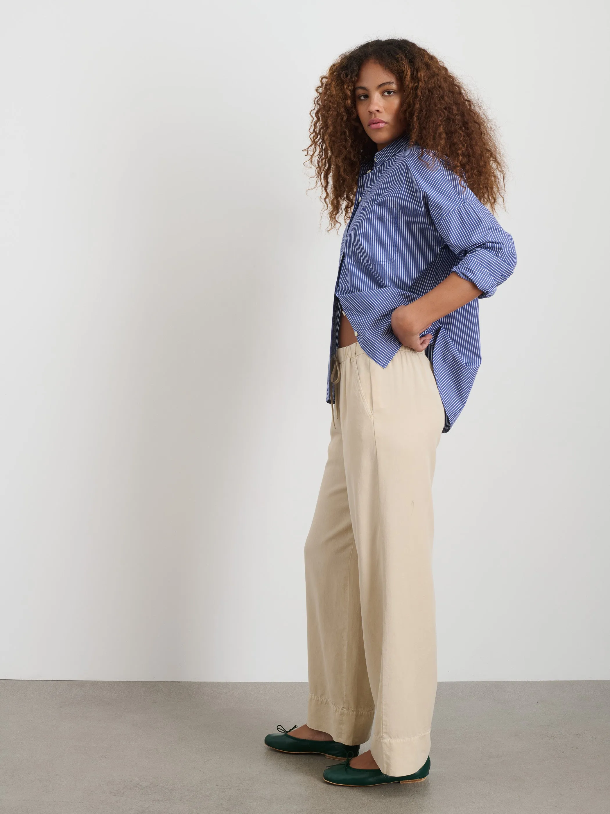 Jo Shirt in Stripe sold by Alex Mill product image thumbnail 4