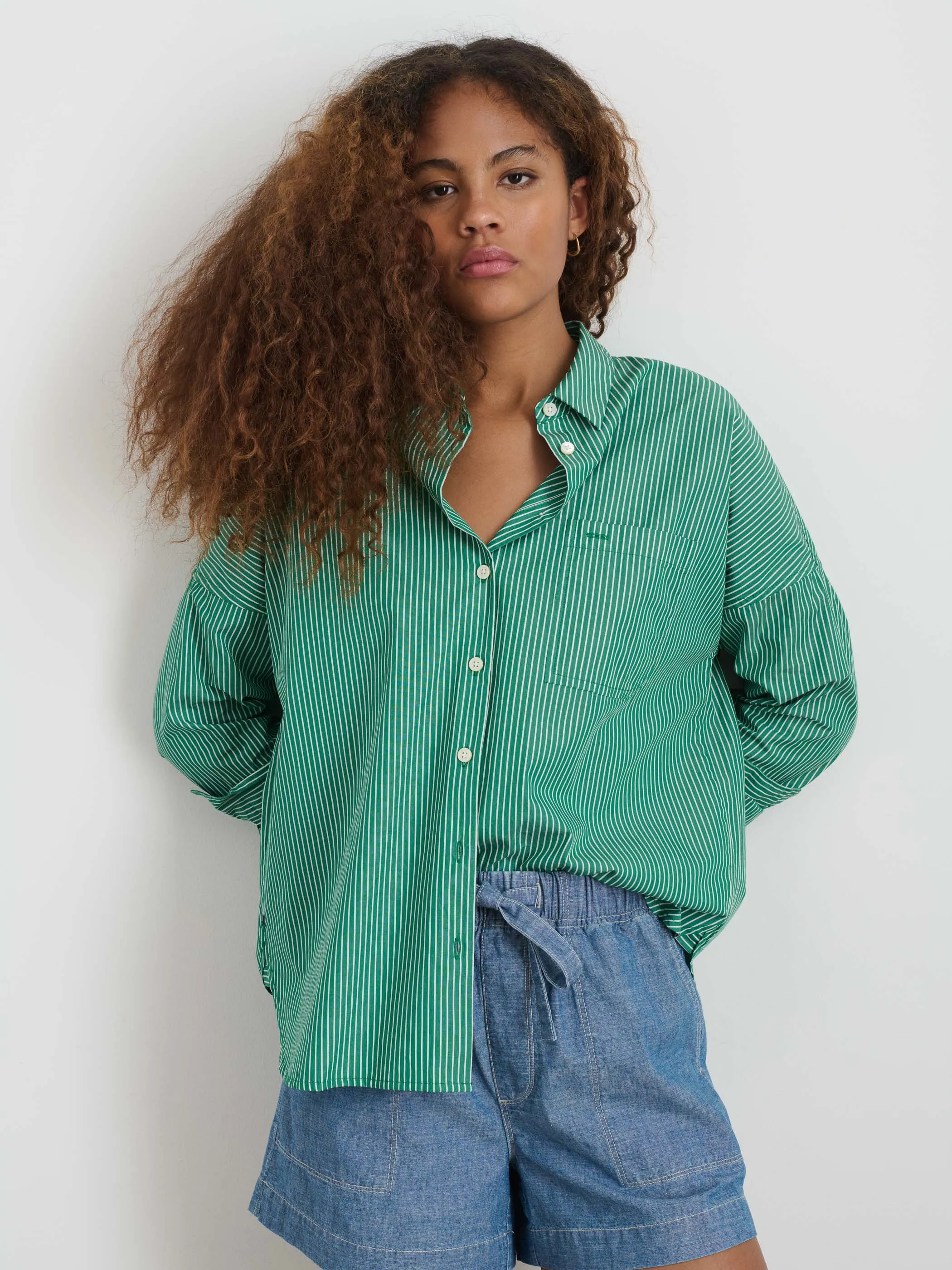 Jo Shirt in Stripe sold by Alex Mill product image thumbnail 3