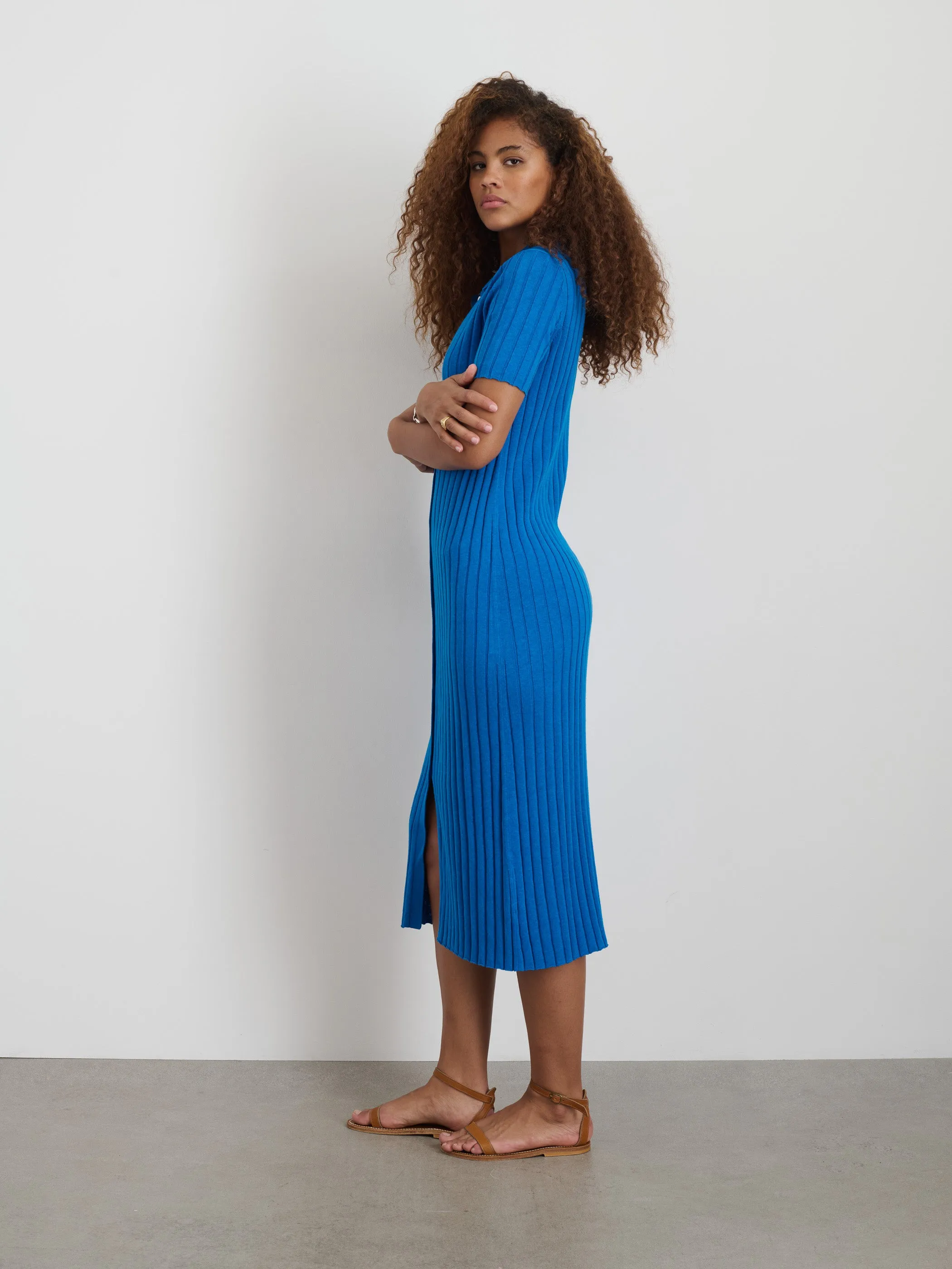 Alice Ribbed Sweater Dress sold by Alex Mill product image thumbnail 4