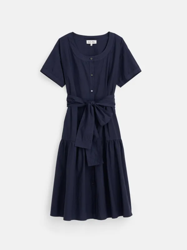 Josie Dress in Cotton Poplin sold by Alex Mill