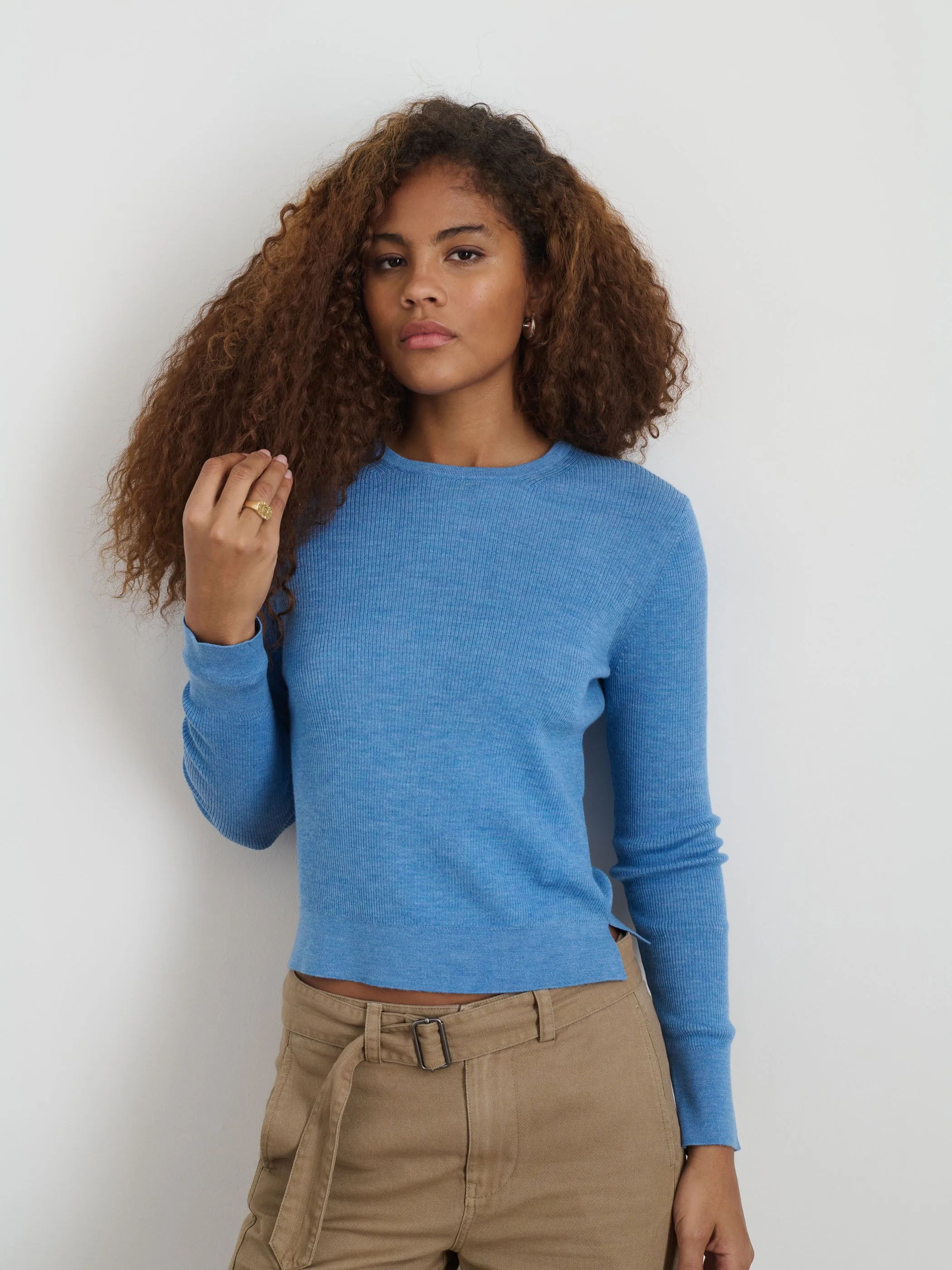 Ava Sweater Tee sold by Alex Mill product image thumbnail 3