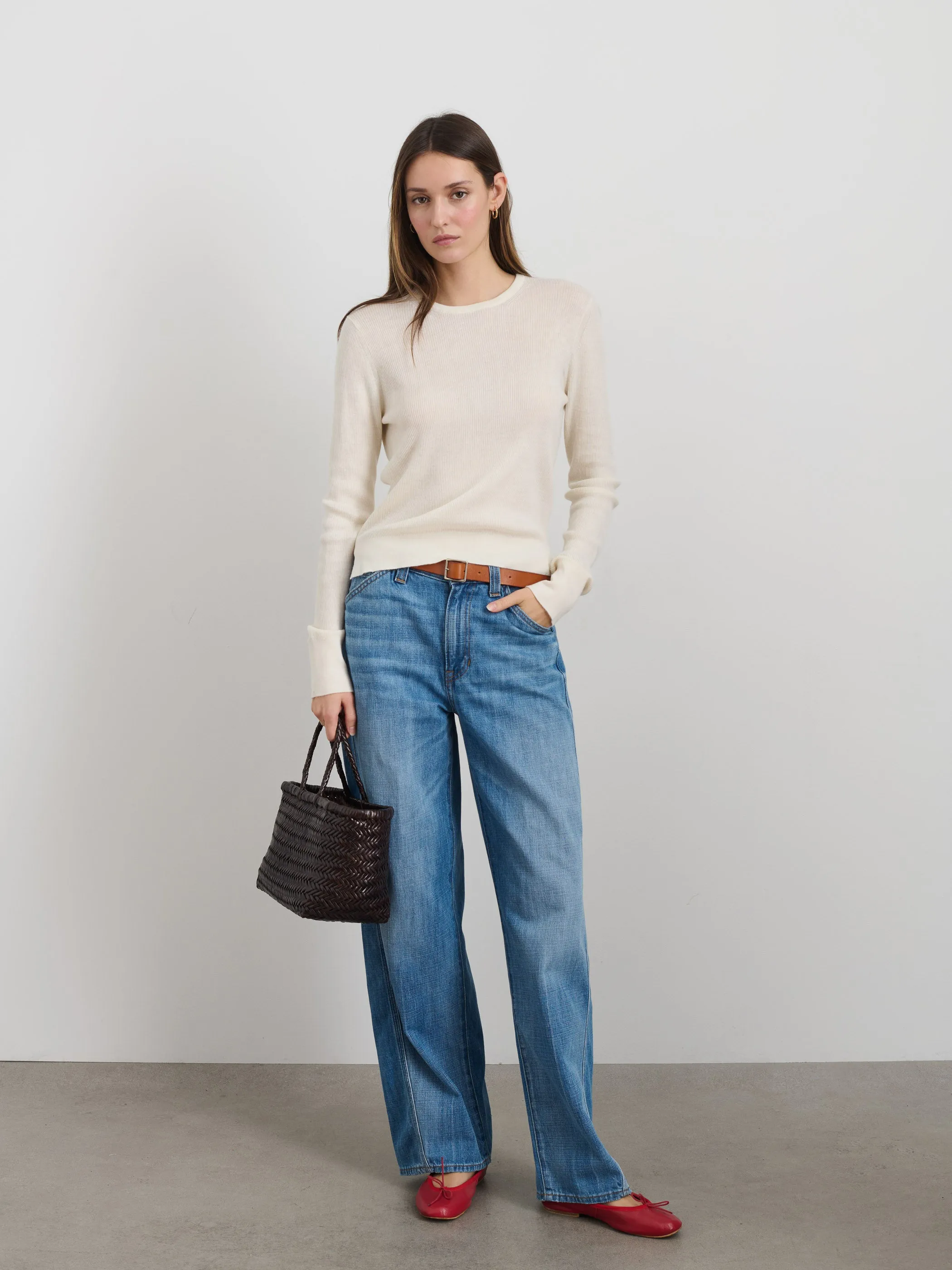 Ava Sweater Tee sold by Alex Mill product image thumbnail 2