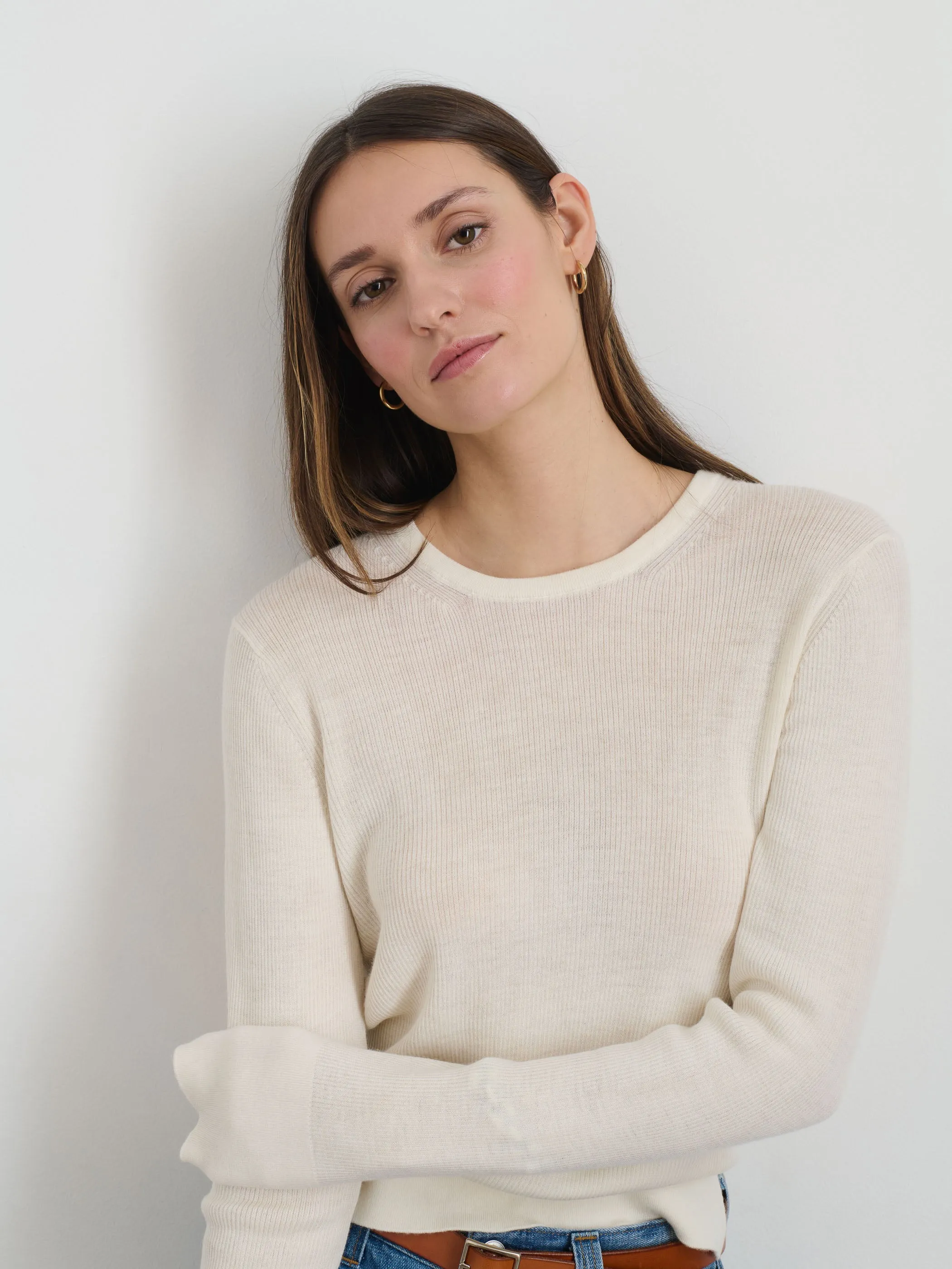 Ava Sweater Tee sold by Alex Mill product image thumbnail 3