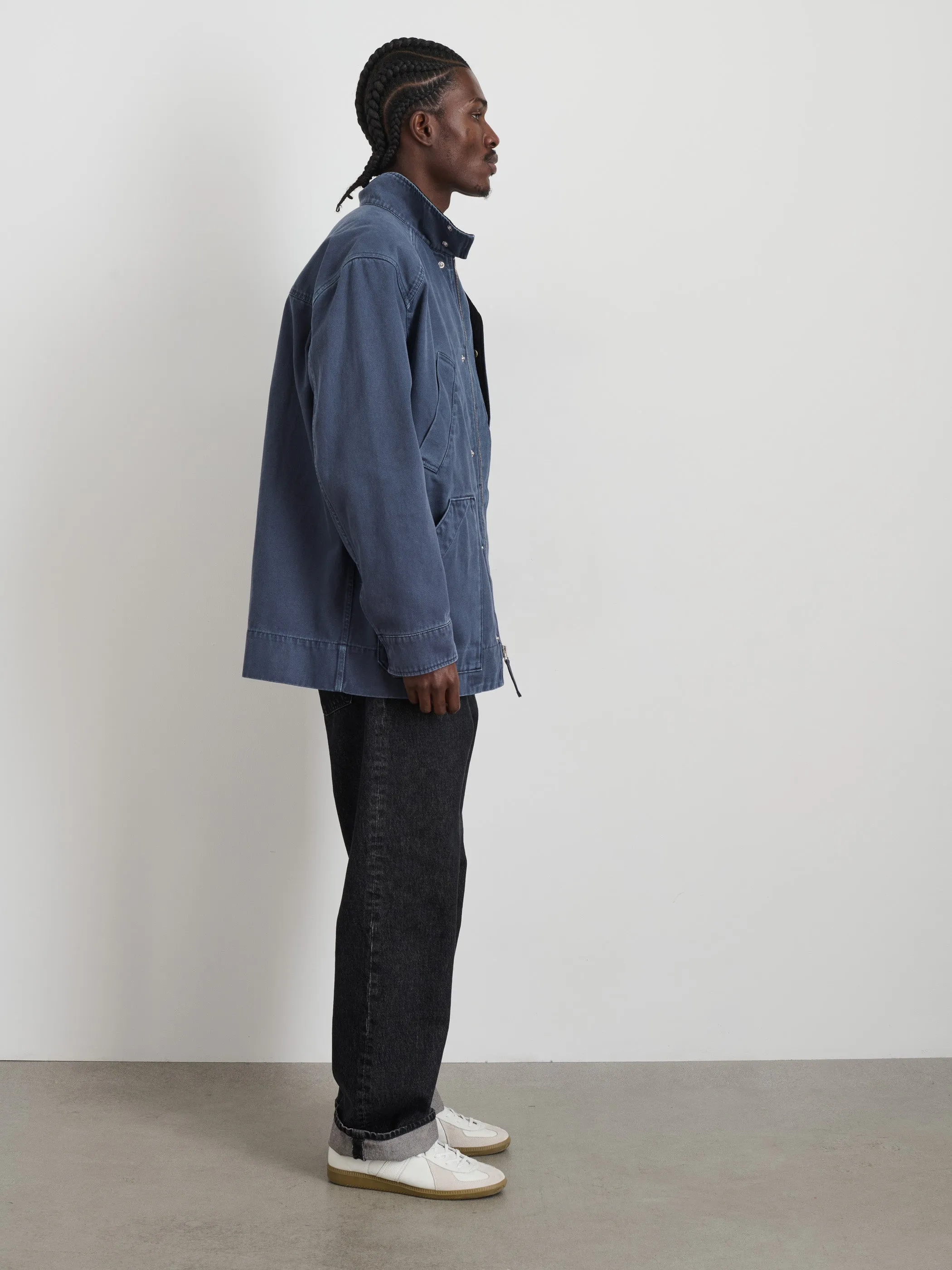 Aaron Utility Jacket in Recycled Denim sold by Alex Mill product image thumbnail 4