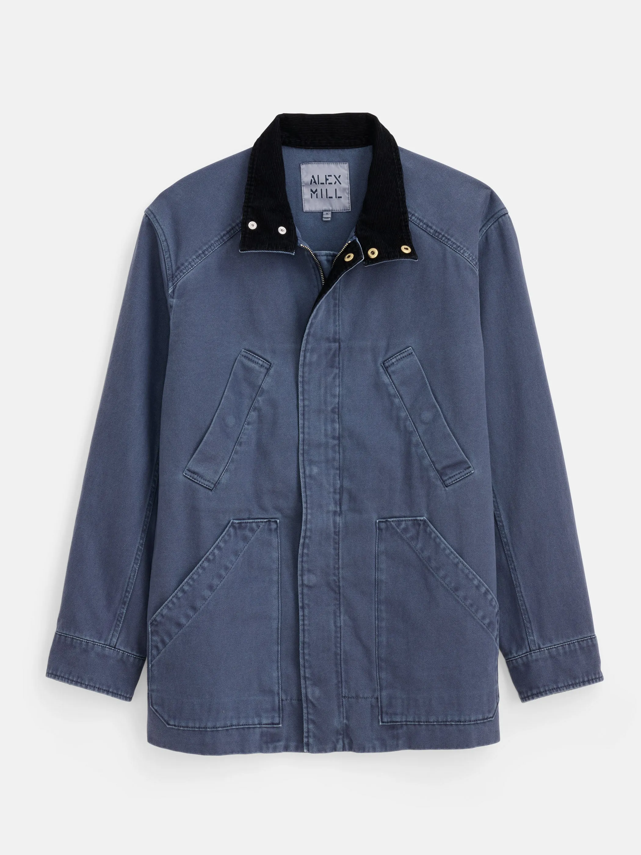Aaron Utility Jacket in Recycled Denim sold by Alex Mill