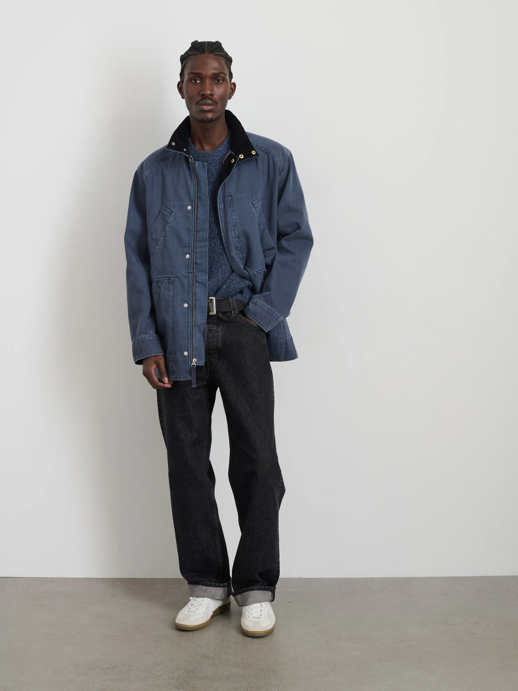 Aaron Utility Jacket in Recycled Denim sold by Alex Mill product image thumbnail 2