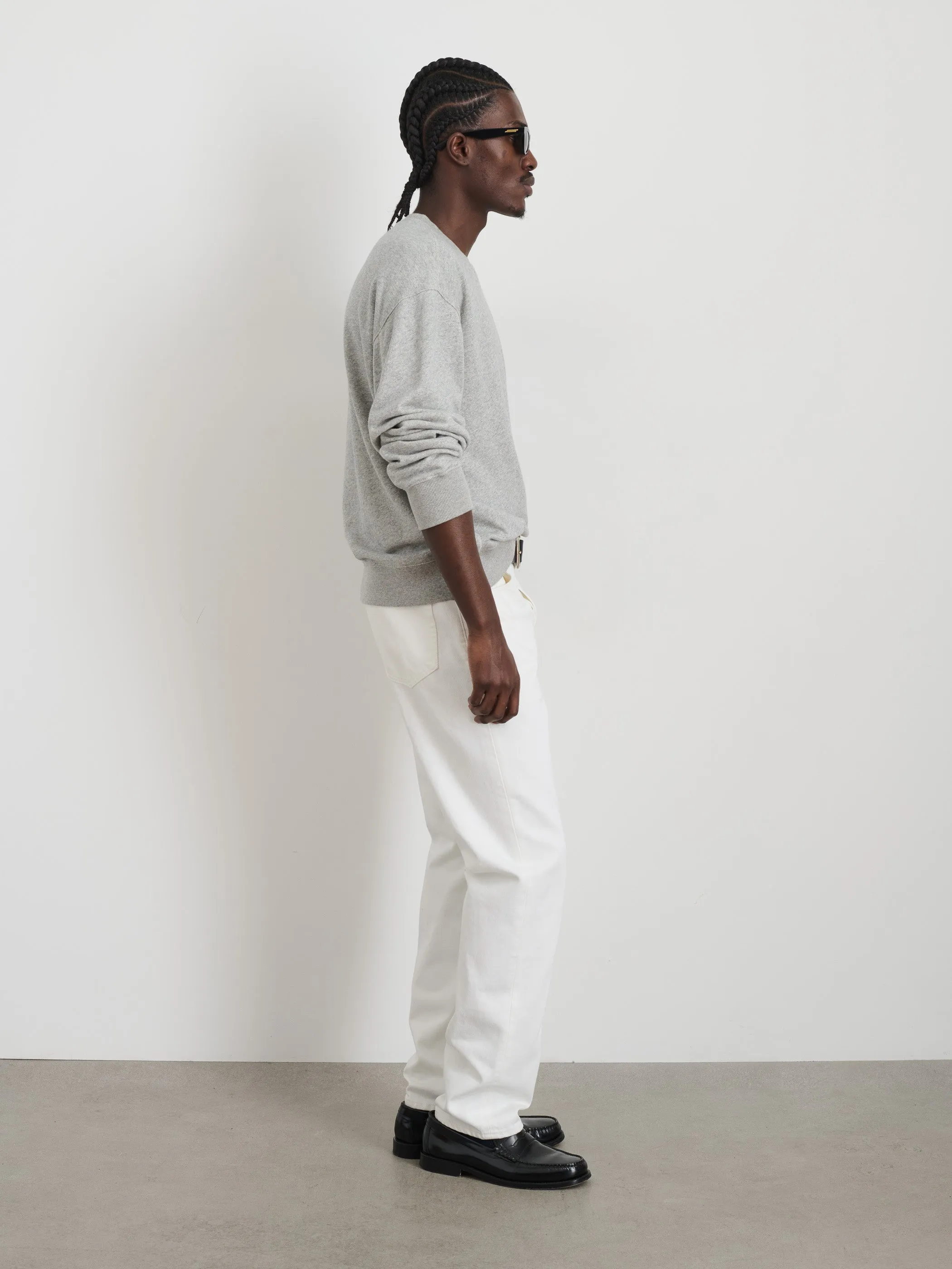 Marlon Sweatshirt in Lightweight Cotton Terry sold by Alex Mill product image thumbnail 4