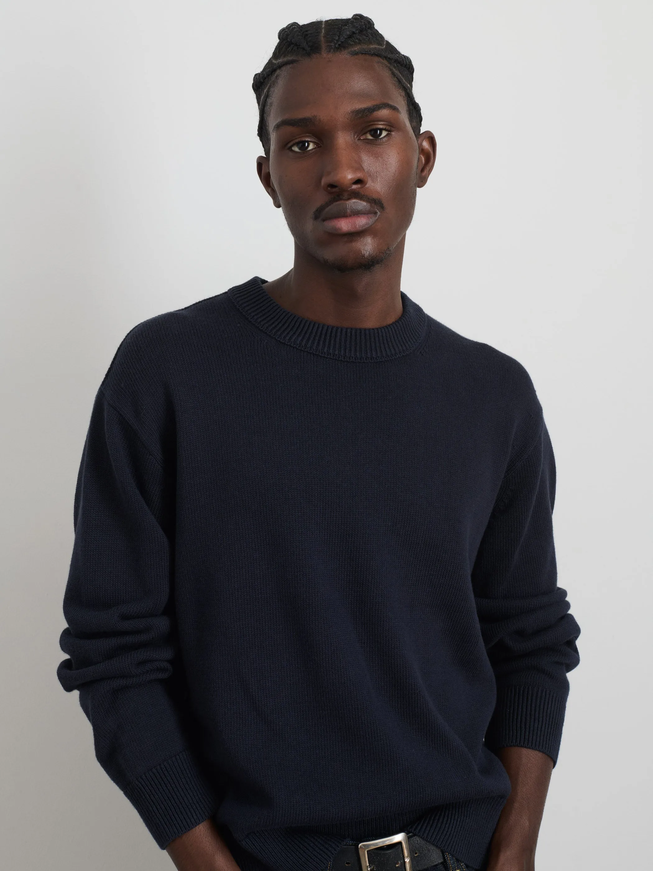 Gabriel Crewneck Sweater in Cotton Linen sold by Alex Mill product image thumbnail 3