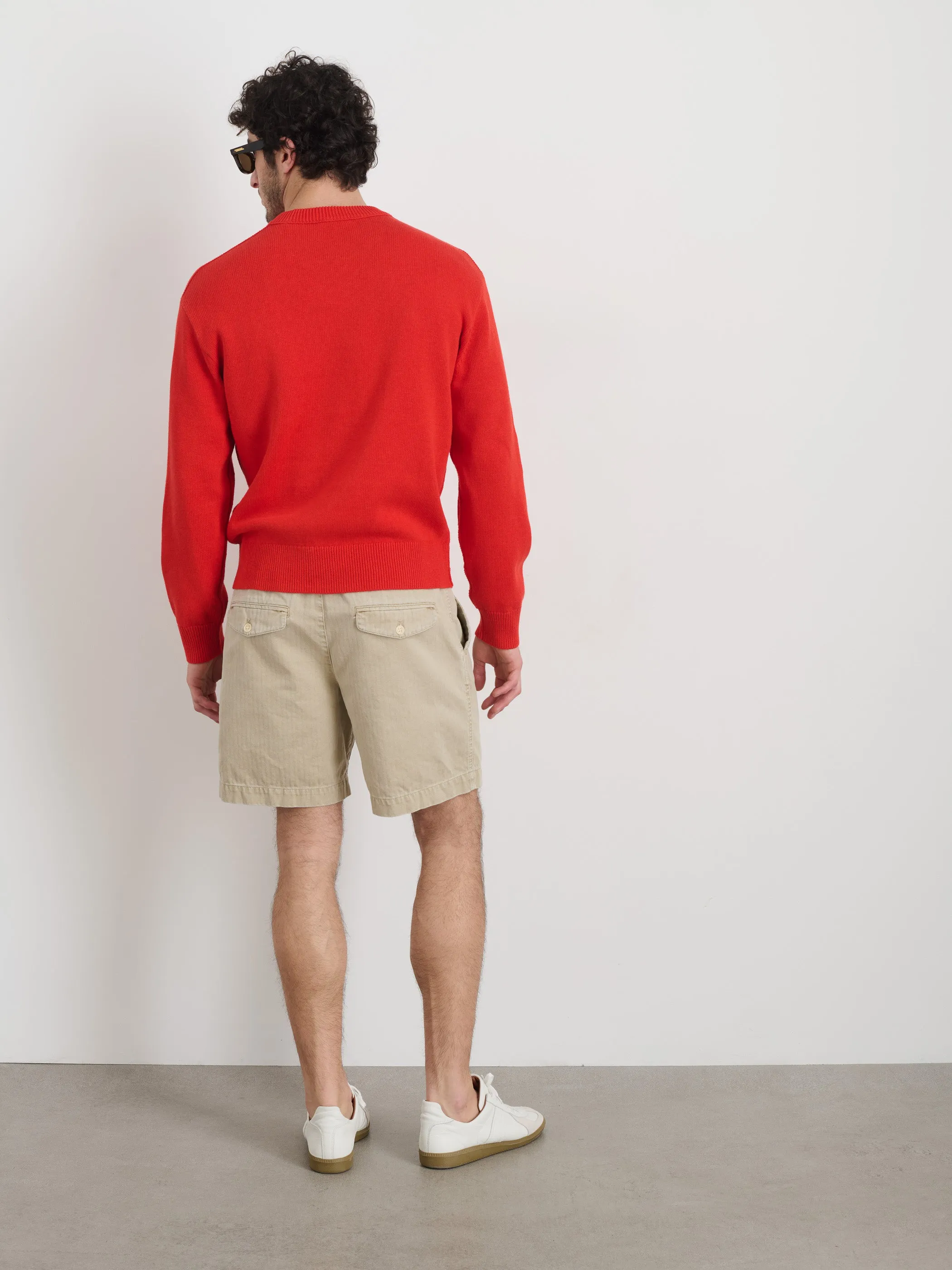 Gabriel Crewneck Sweater In Cotton Linen sold by Alex Mill product image thumbnail 5