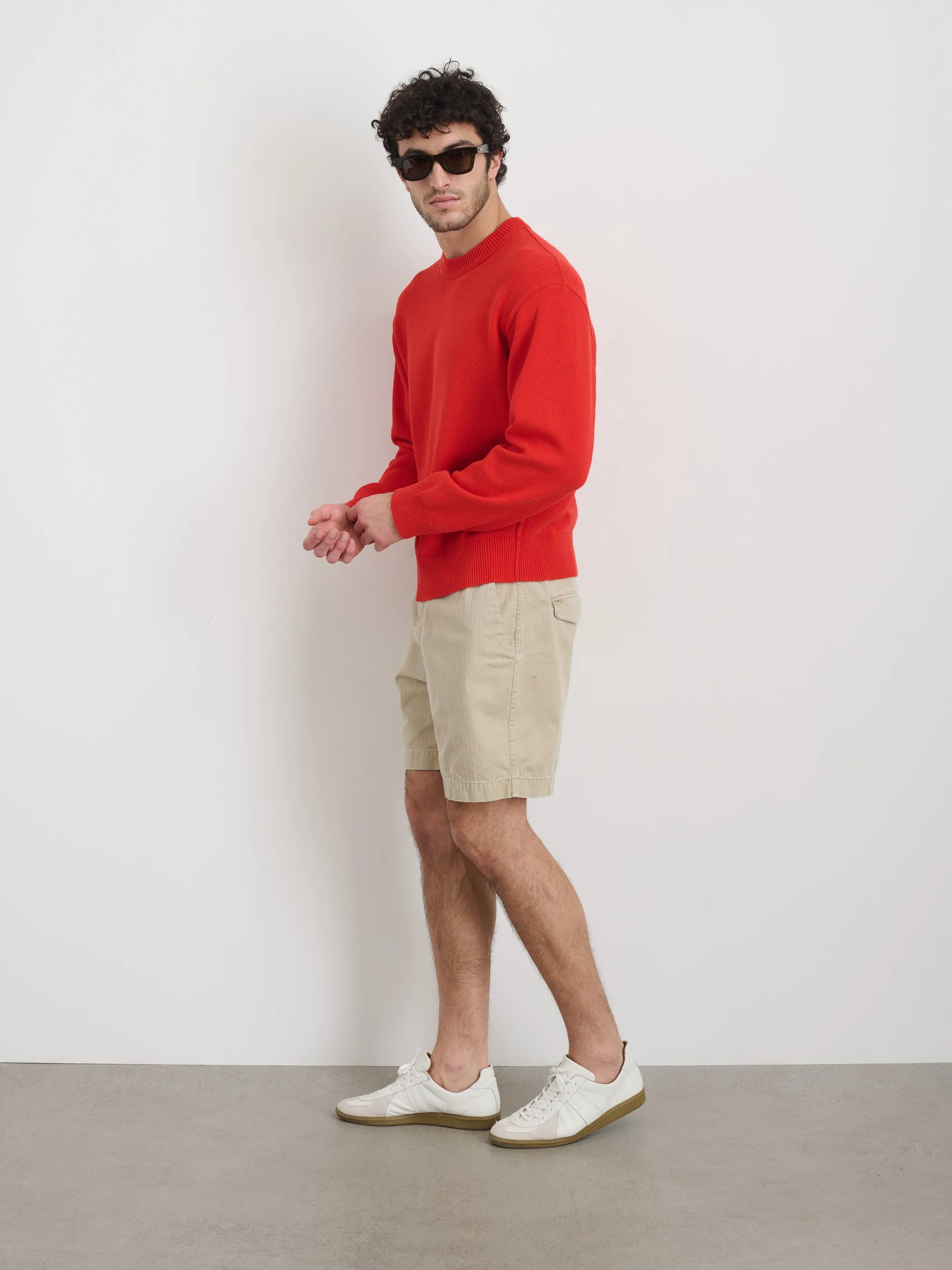 Gabriel Crewneck Sweater In Cotton Linen sold by Alex Mill product image thumbnail 4