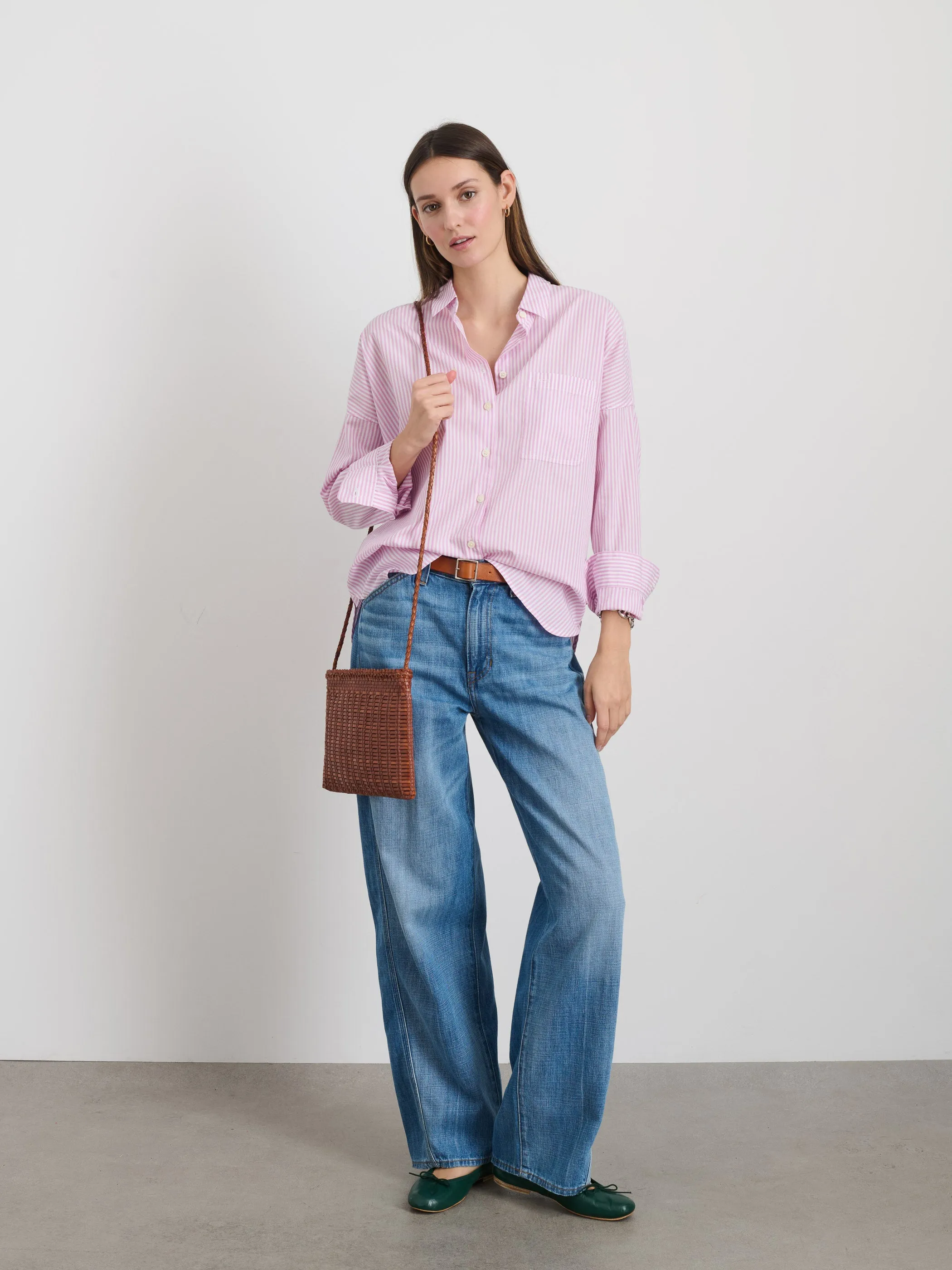 Jo Shirt in Stripe sold by Alex Mill product image thumbnail 2