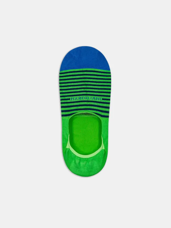 Marcoliani Stripe Invisible Sock sold by Alex Mill