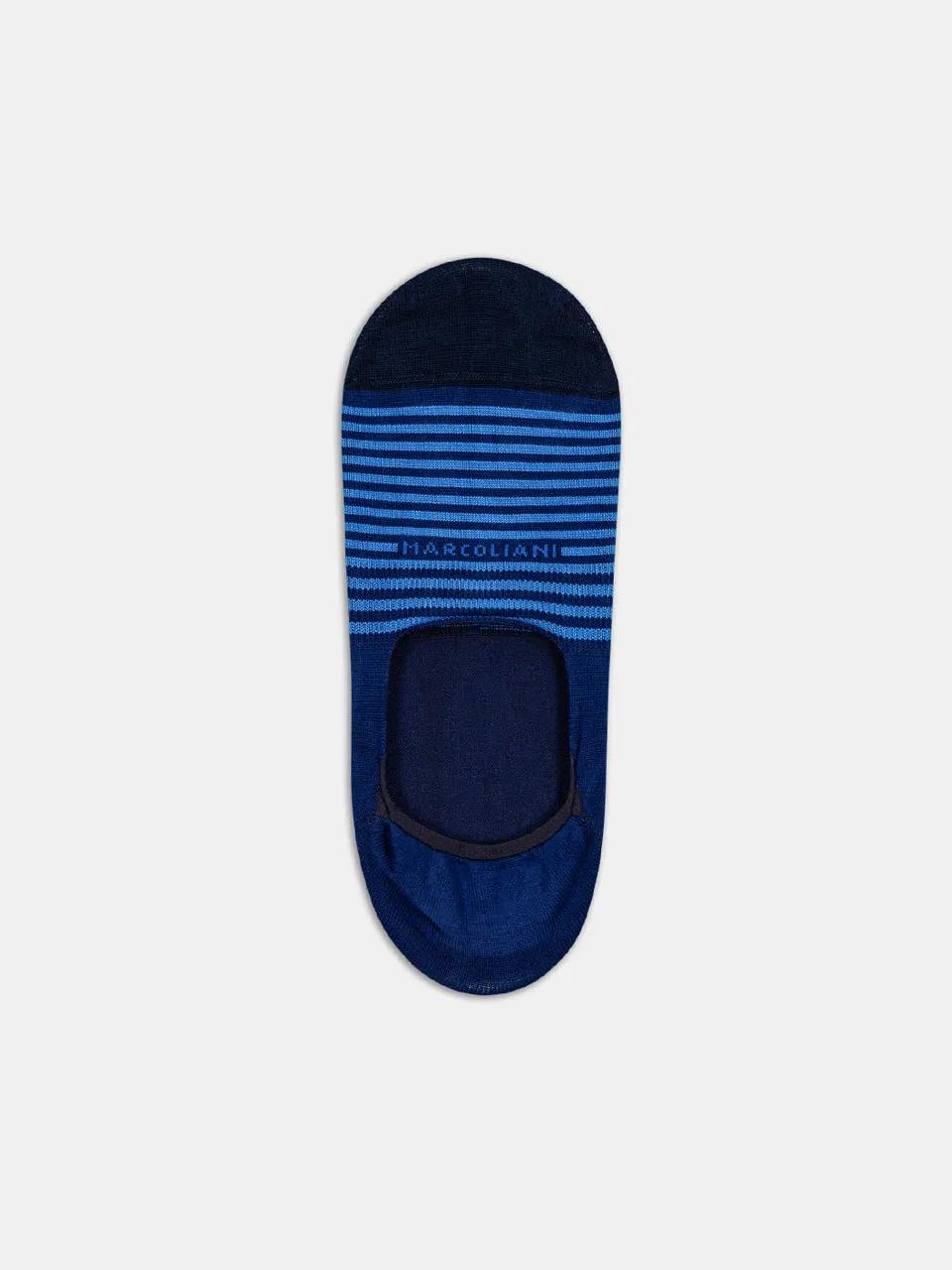 Marcoliani Stripe Invisible Sock sold by Alex Mill