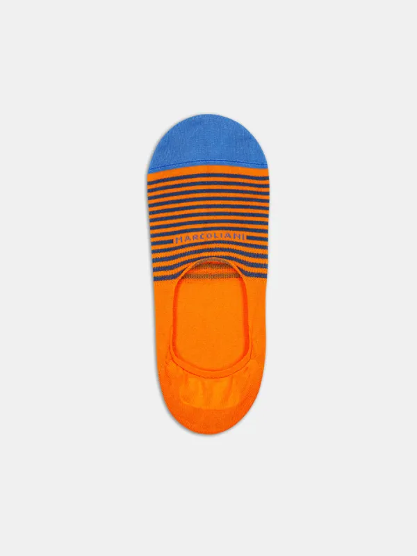 Marcoliani Stripe Invisible Sock sold by Alex Mill