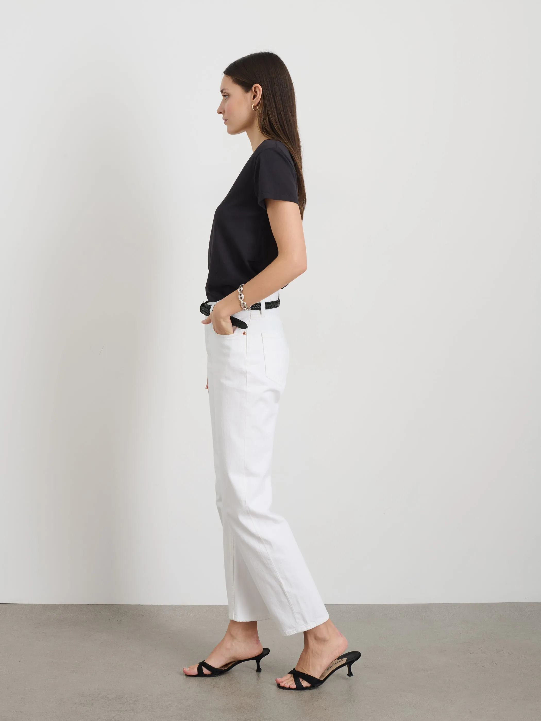 Jane Mid Rise Straight Jean sold by Alex Mill product image thumbnail 4