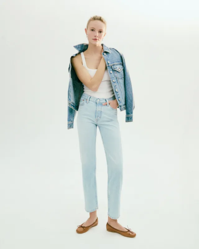 Jane Mid Rise Straight Jean sold by Alex Mill