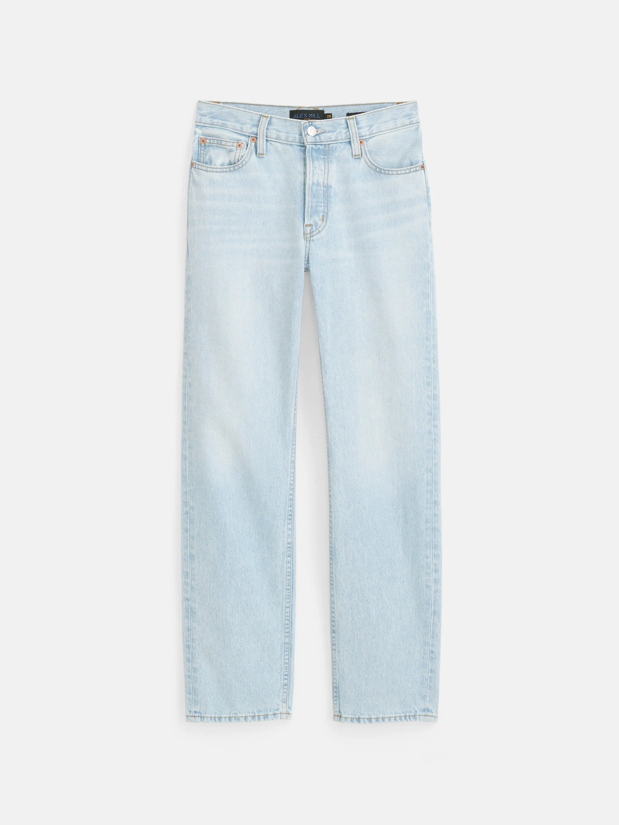 Jane Mid Rise Straight Jean sold by Alex Mill product image thumbnail 2