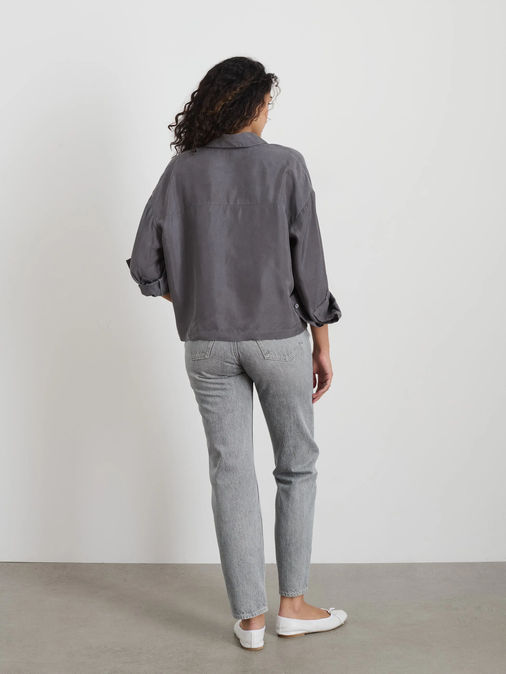 Jane Mid Rise Straight Jean sold by Alex Mill product image thumbnail 4