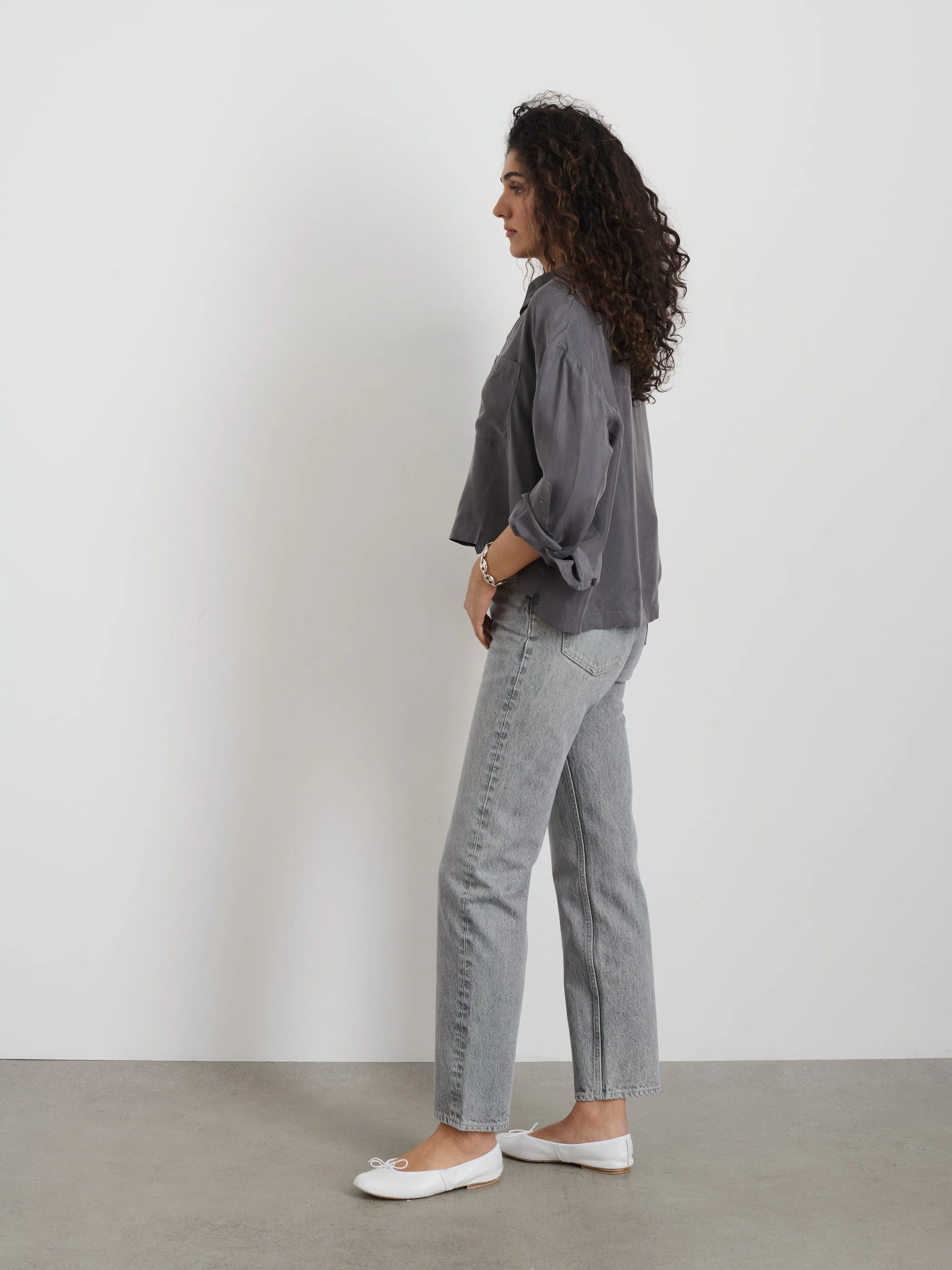 Jane Mid Rise Straight Jean sold by Alex Mill product image thumbnail 3