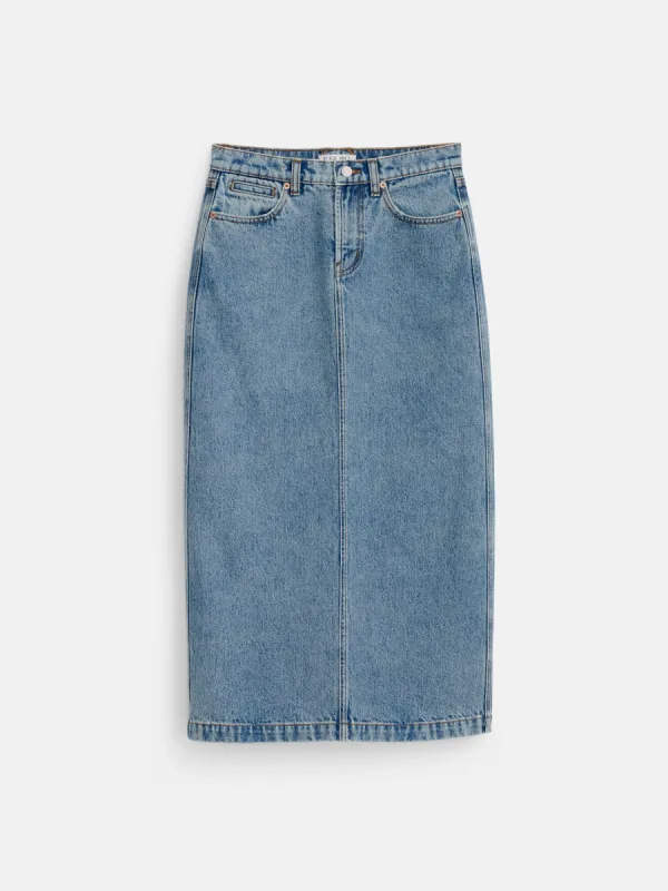 Ruby Denim Skirt sold by Alex Mill