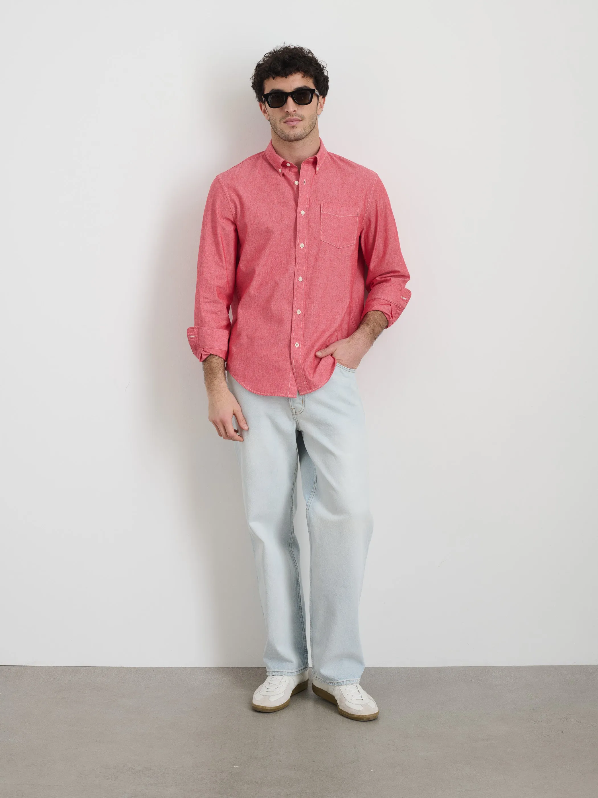 Mill Shirt in Washed Chambray sold by Alex Mill product image thumbnail 2