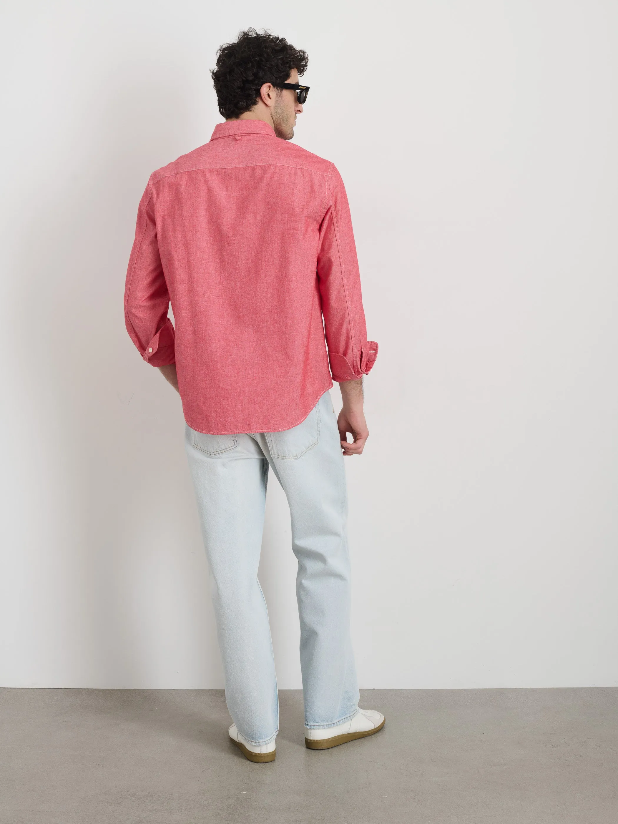 Mill Shirt in Washed Chambray sold by Alex Mill product image thumbnail 5