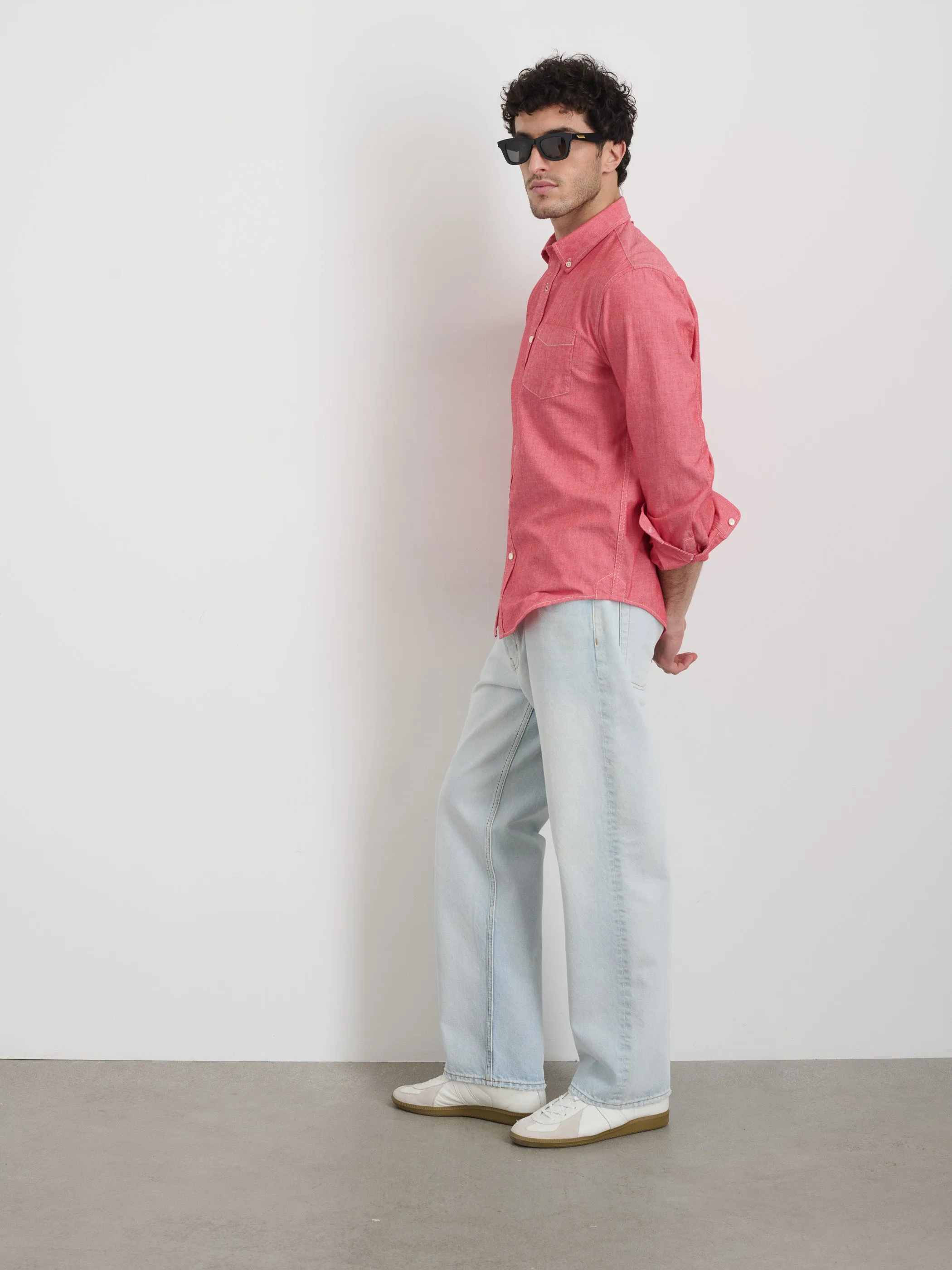 Mill Shirt in Washed Chambray sold by Alex Mill product image thumbnail 4