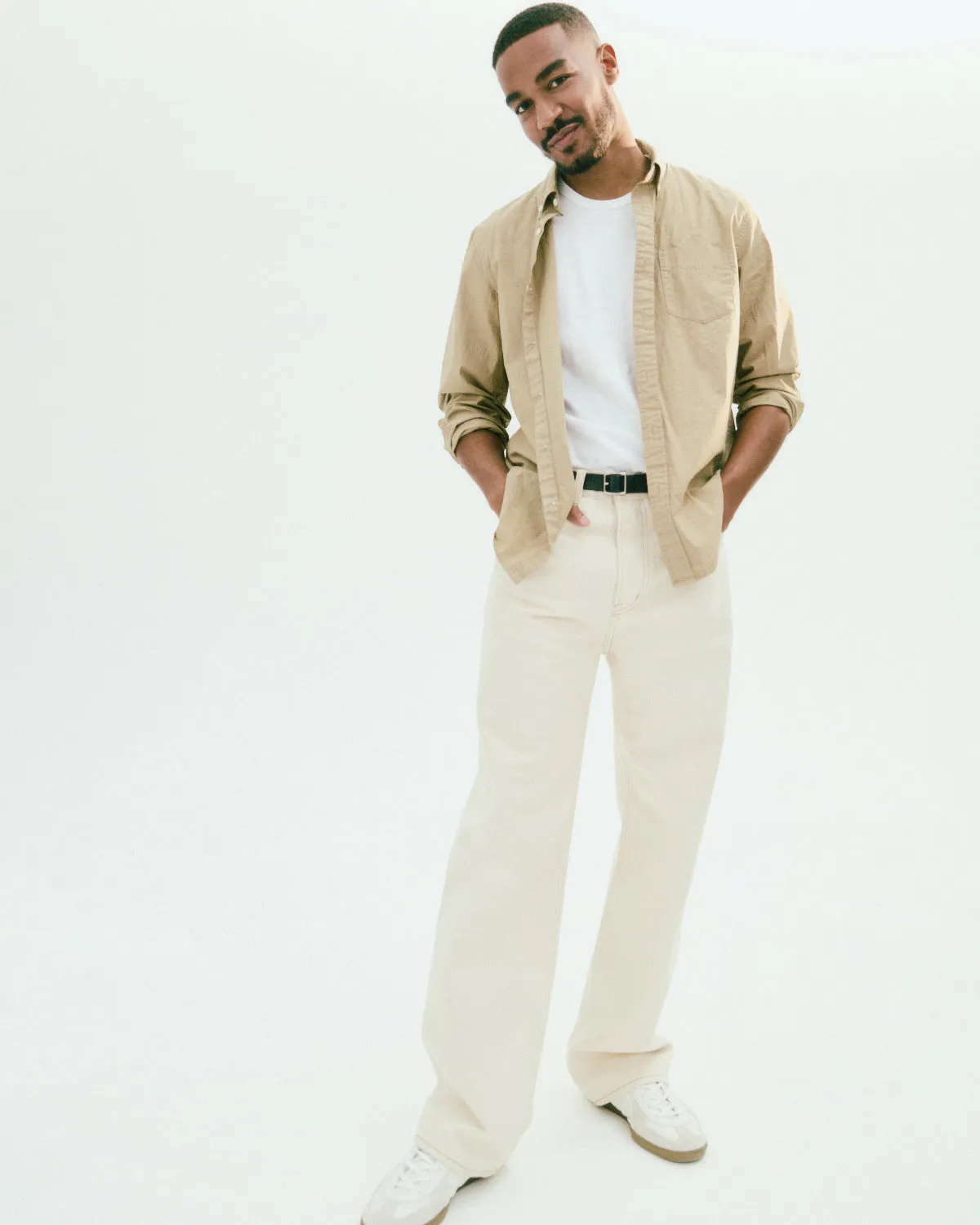 AM Relaxed Straight 5 Pocket Jean sold by Alex Mill product image thumbnail 2