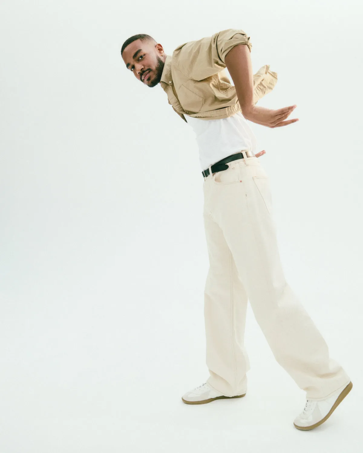 AM Relaxed Straight 5 Pocket Jean sold by Alex Mill product image thumbnail 4