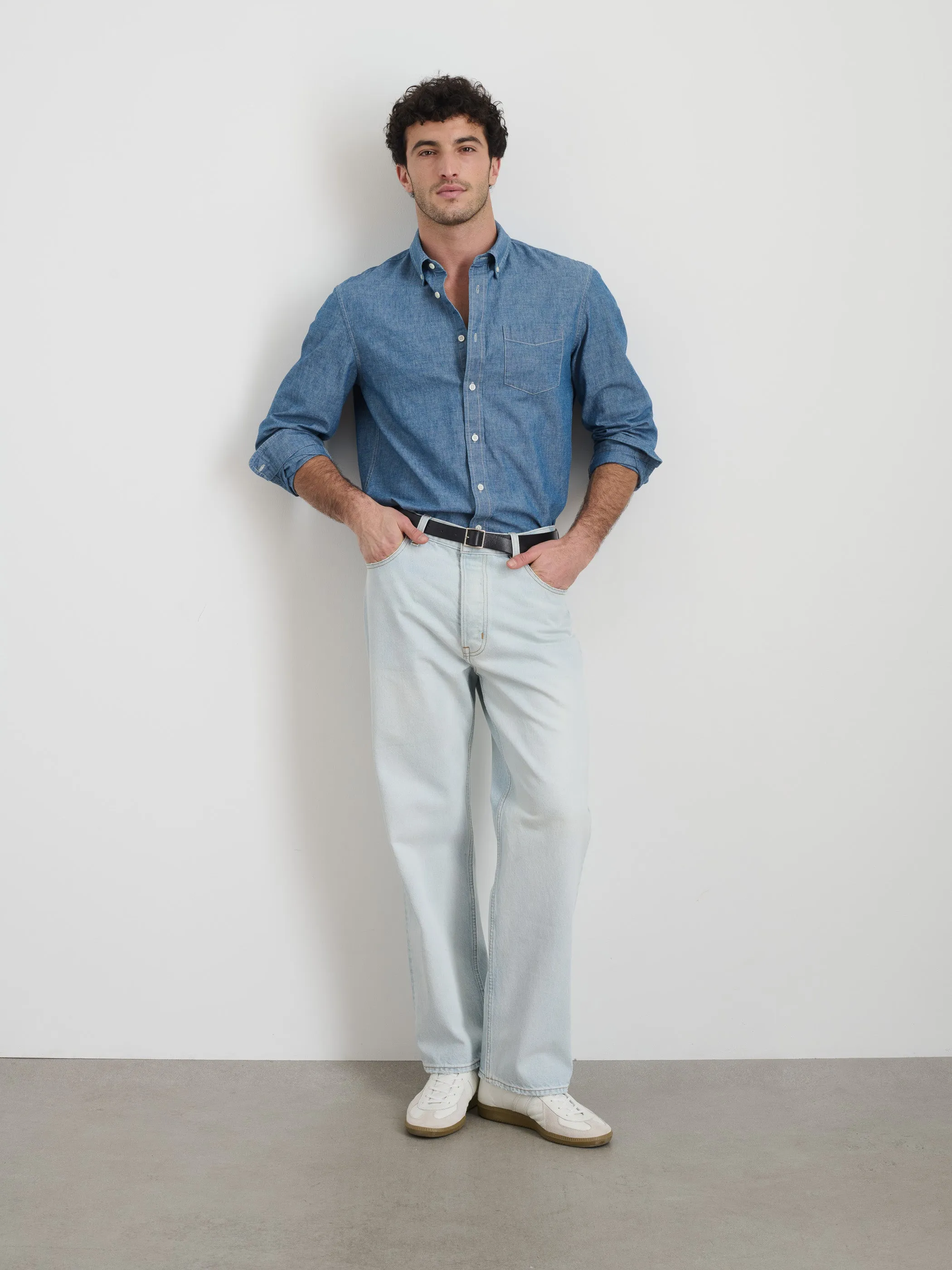 AM Relaxed Straight 5 Pocket Jean sold by Alex Mill product image thumbnail 2