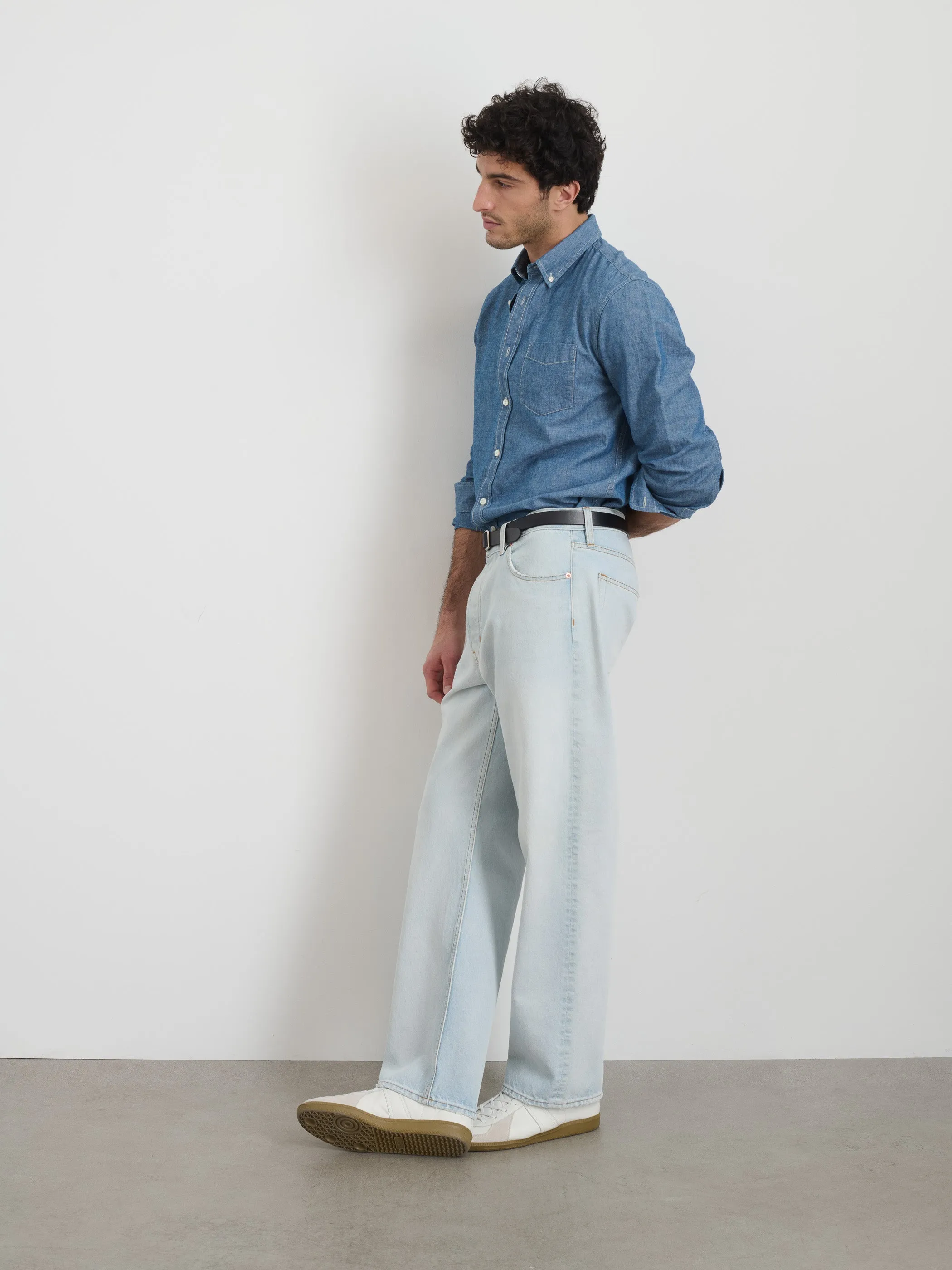 AM Relaxed Straight 5 Pocket Jean sold by Alex Mill product image thumbnail 4