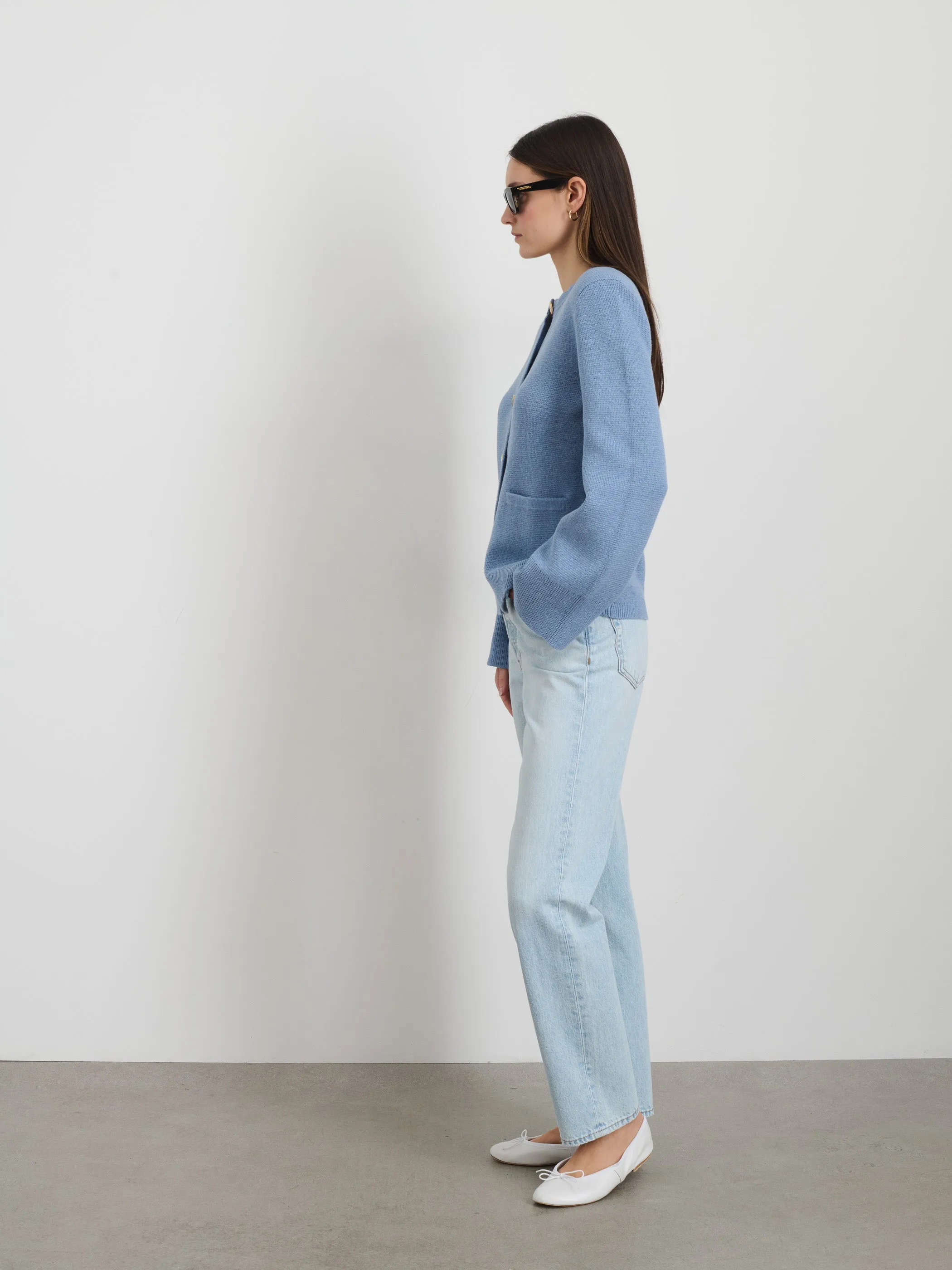 Provence Sweater Jacket In Cotton Cashmere sold by Alex Mill product image thumbnail 4