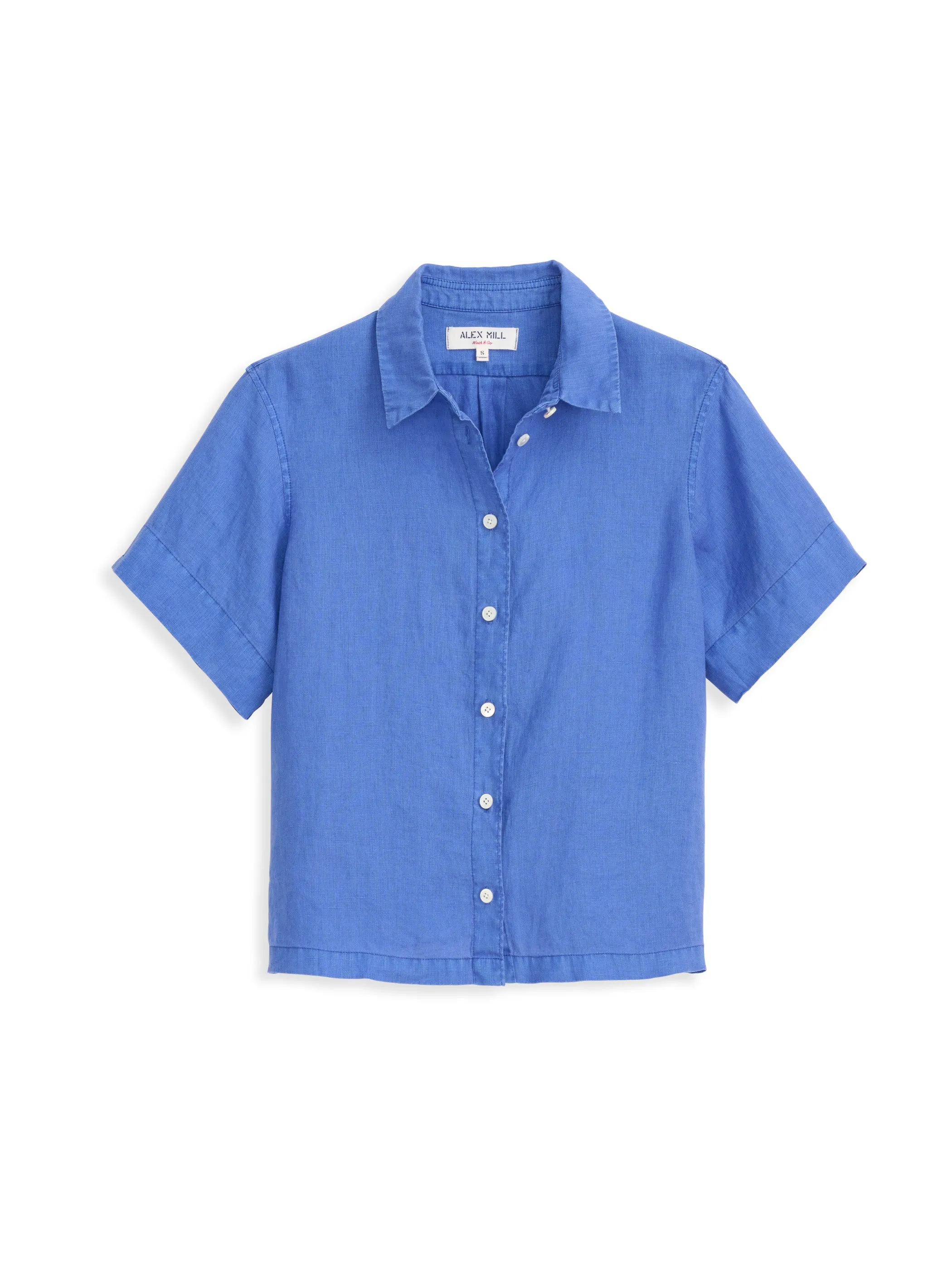 Maddie Shirt In Linen sold by Alex Mill