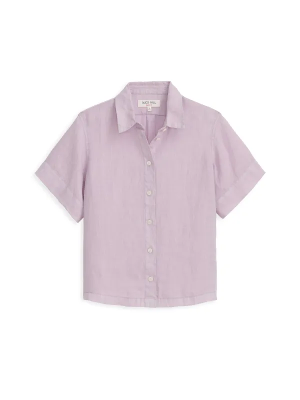 Maddie Shirt In Linen sold by Alex Mill