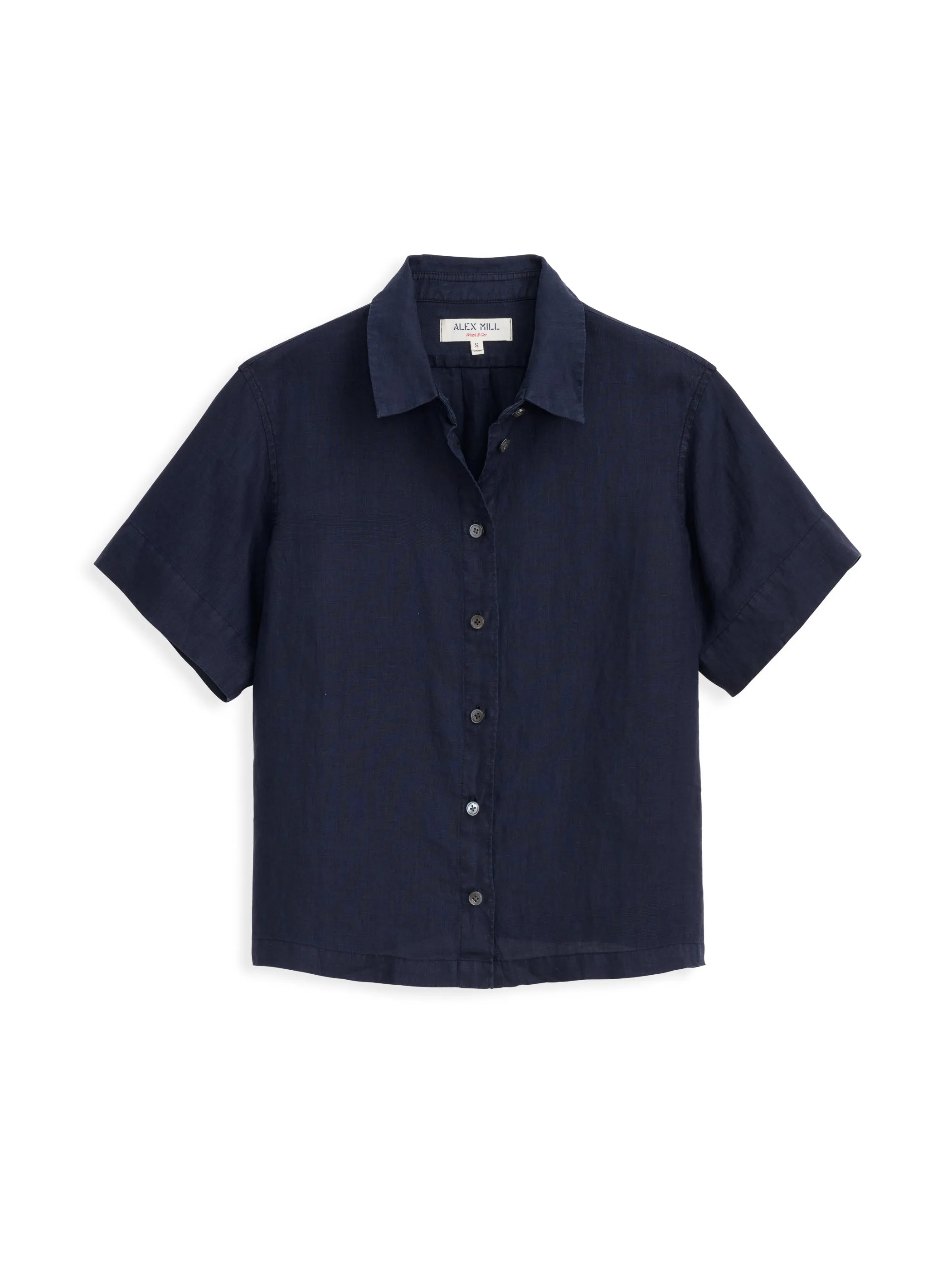 Maddie Shirt In Linen sold by Alex Mill