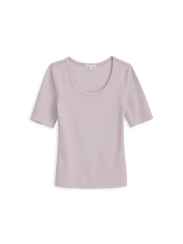 Everyday Ribbed Scoop Neck Tee sold by Alex Mill