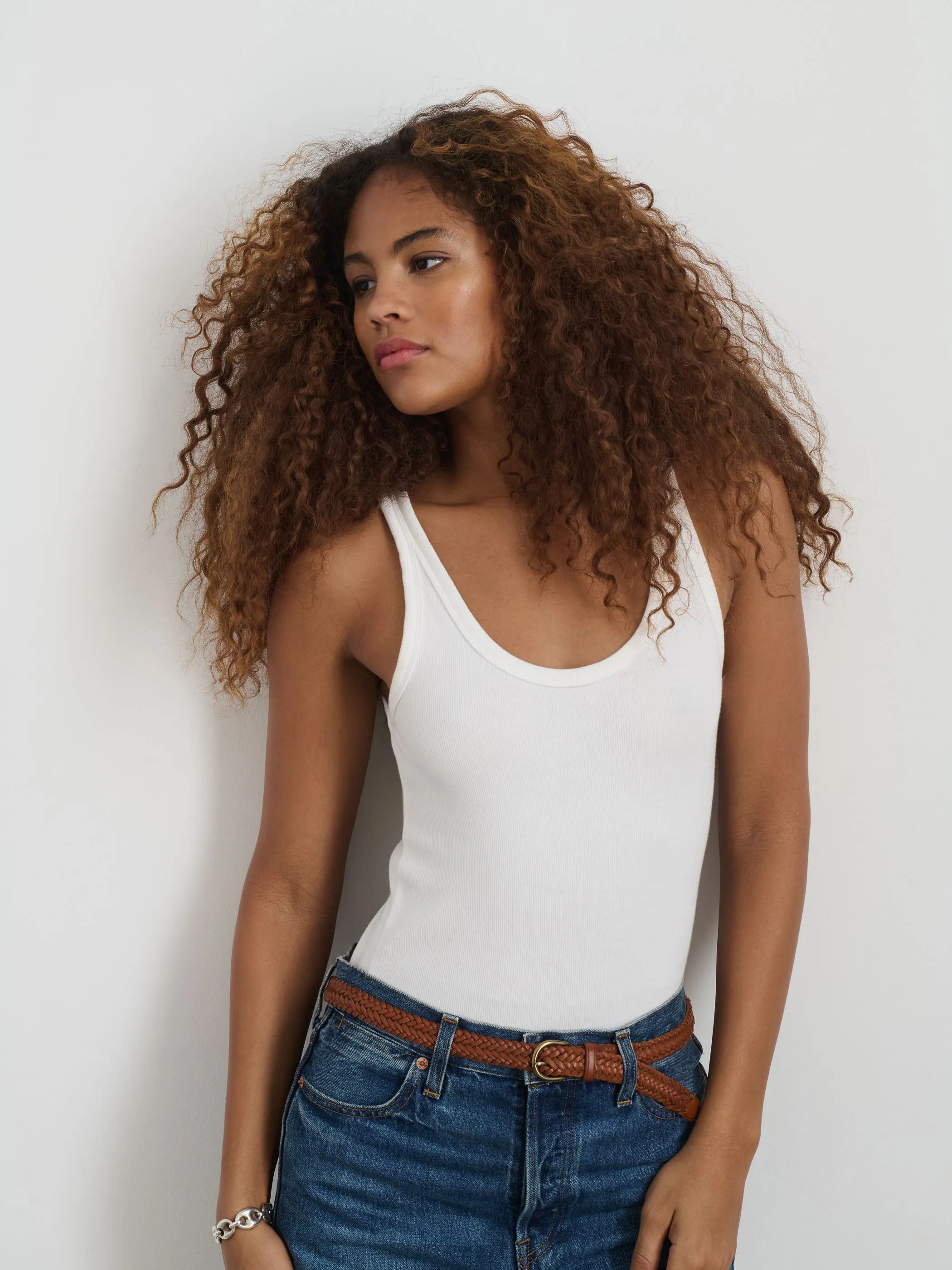 365 Ribbed Tank sold by Alex Mill product image thumbnail 2