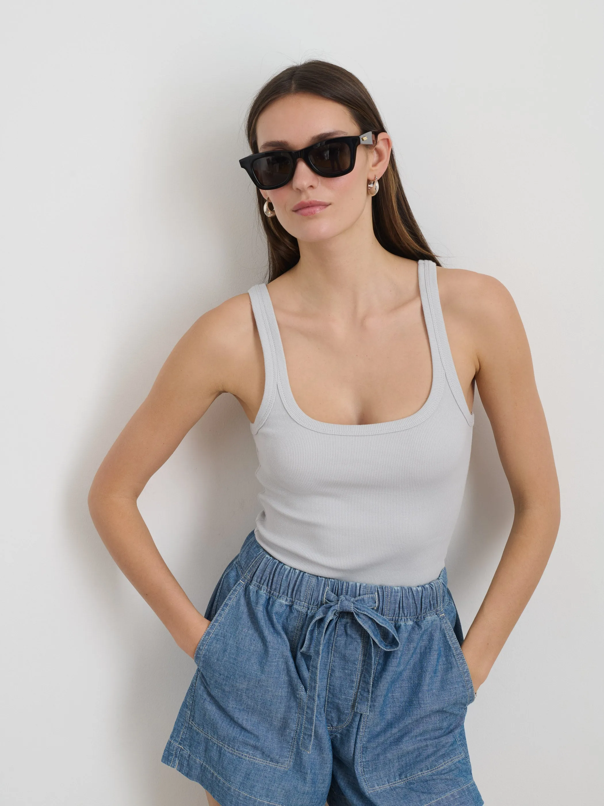 365 Ribbed Tank sold by Alex Mill product image thumbnail 2