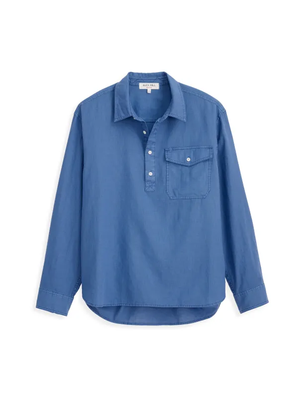 Carter Popover In Cotton Linen sold by Alex Mill