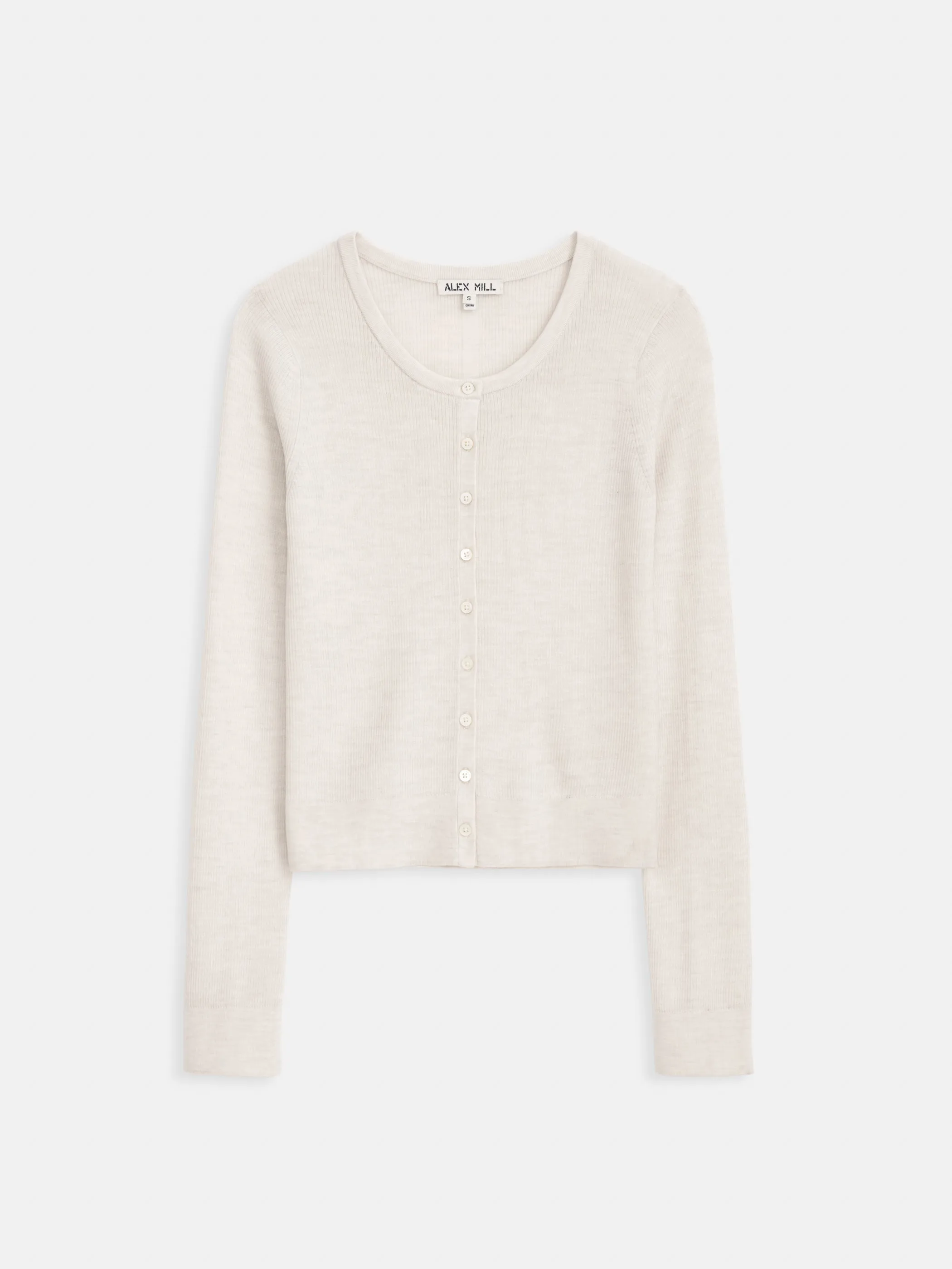 Ava Cardigan in Extrafine Merino Wool sold by Alex Mill