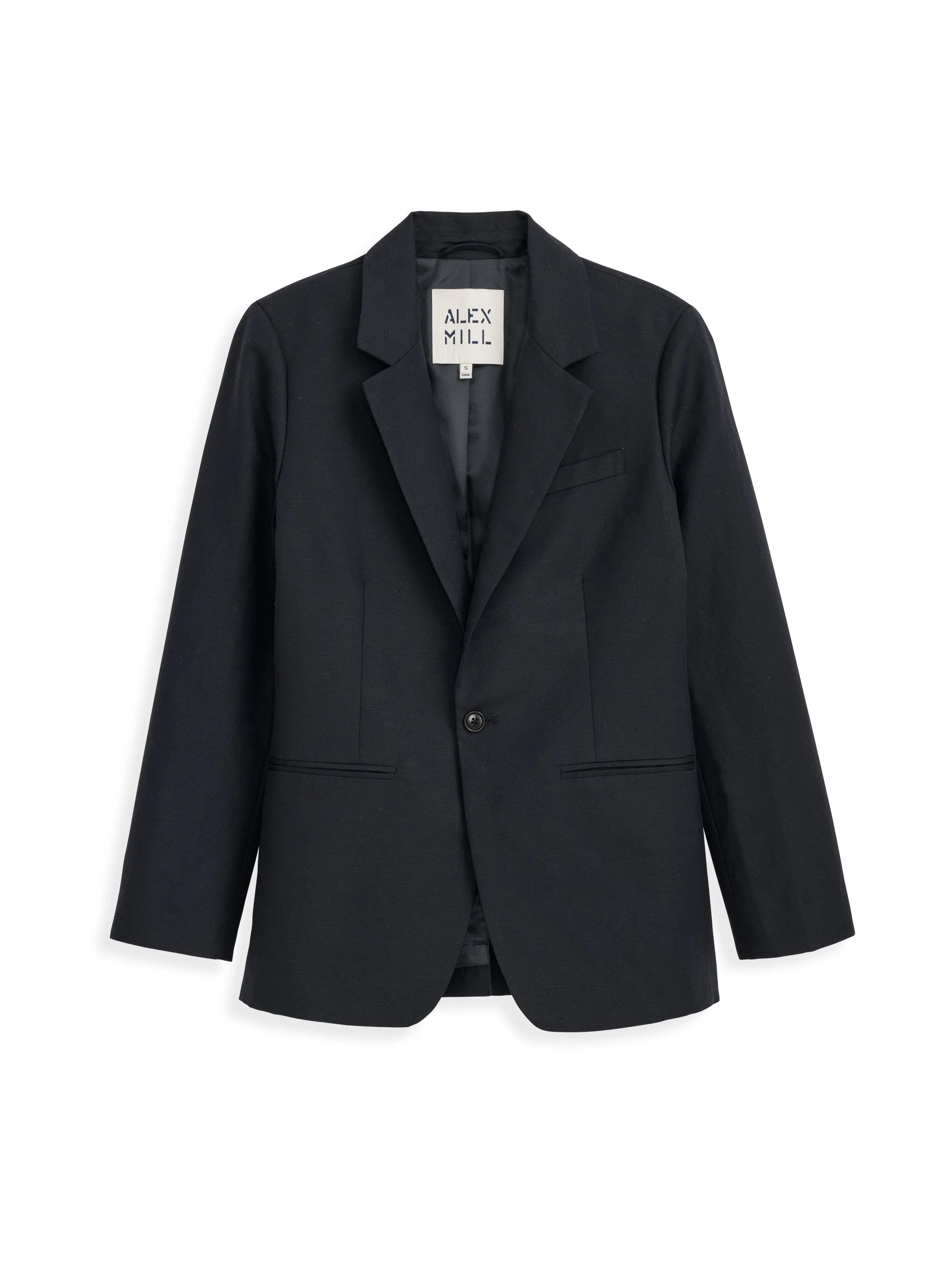 Soho Blazer In Cotton Linen sold by Alex Mill