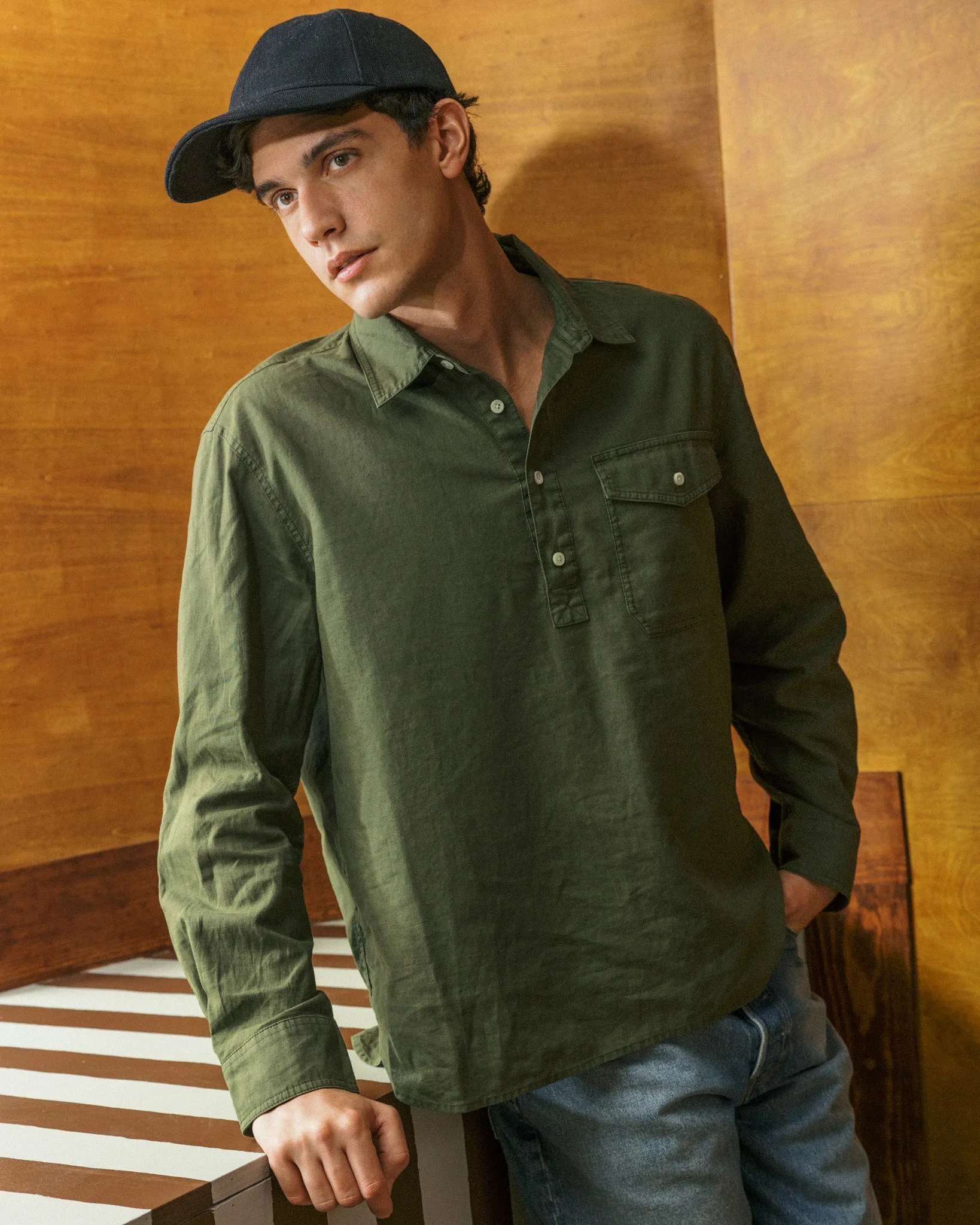 Field Cap in Hemp sold by Alex Mill product image thumbnail 3