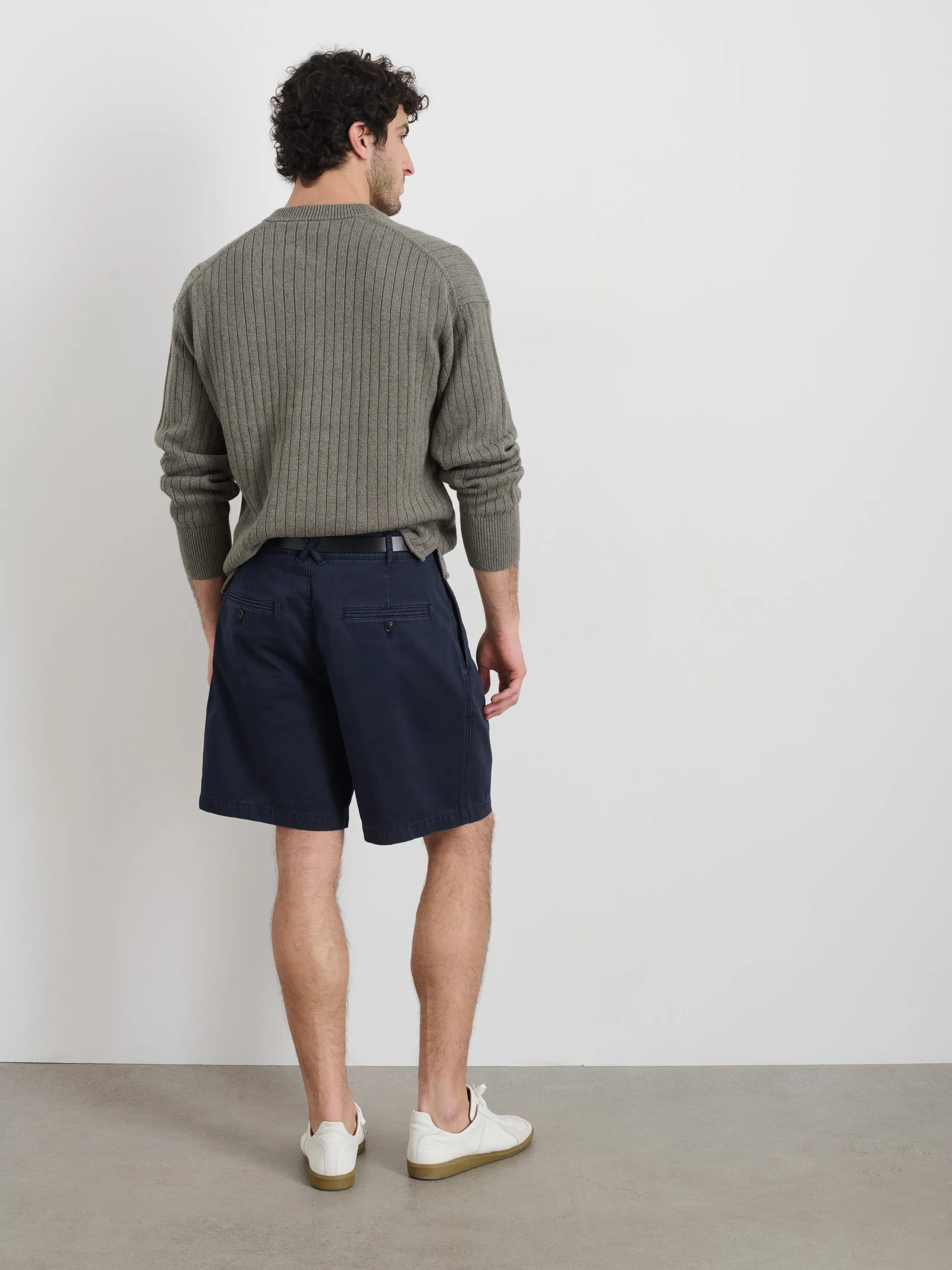 Standard Pleated Short In Chino sold by Alex Mill product image thumbnail 5