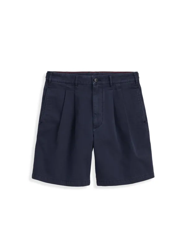 Standard Pleated Short In Chino sold by Alex Mill